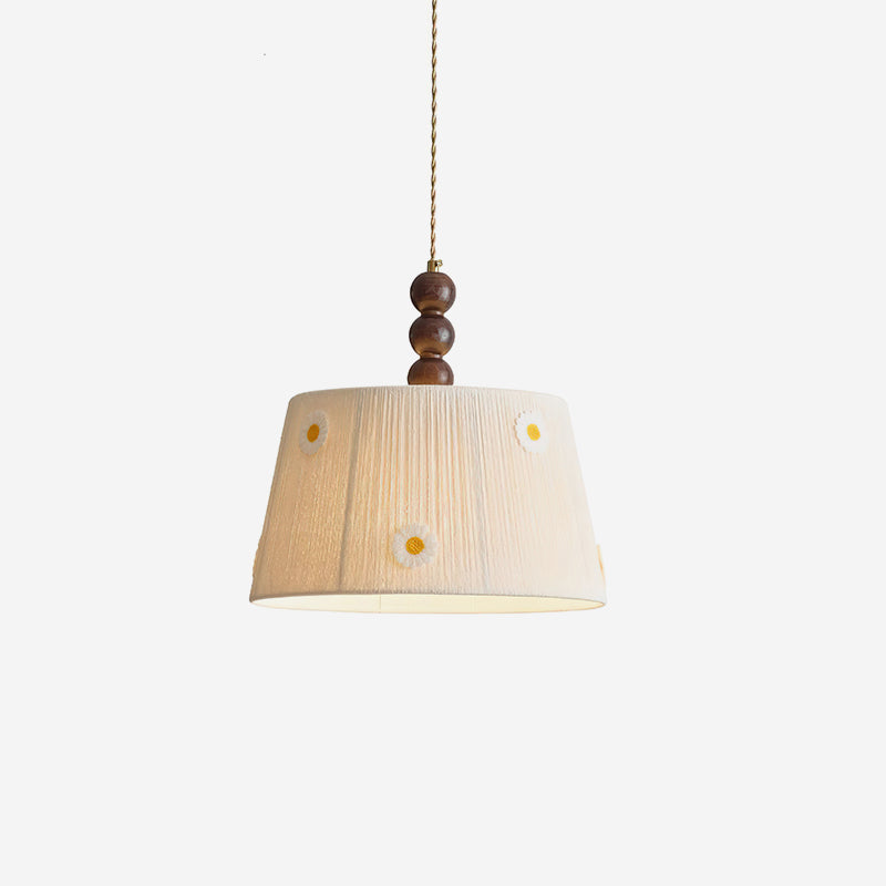 Felipe Flower Pendant Lamp Embroidered Daisy - Letslighting