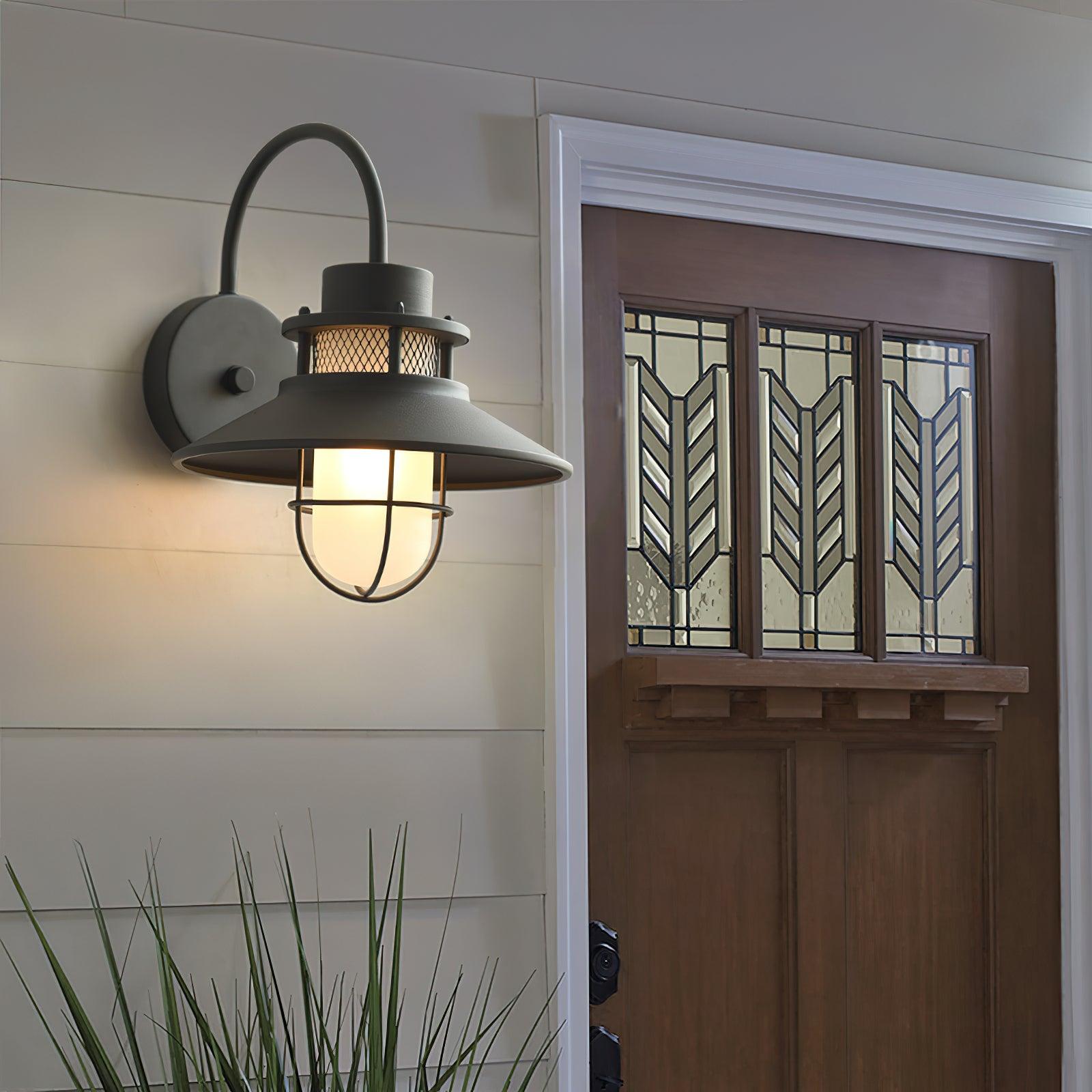 Ceraeion Unique Vintage Glass Outdoor Wall Lamp - Letslighting
