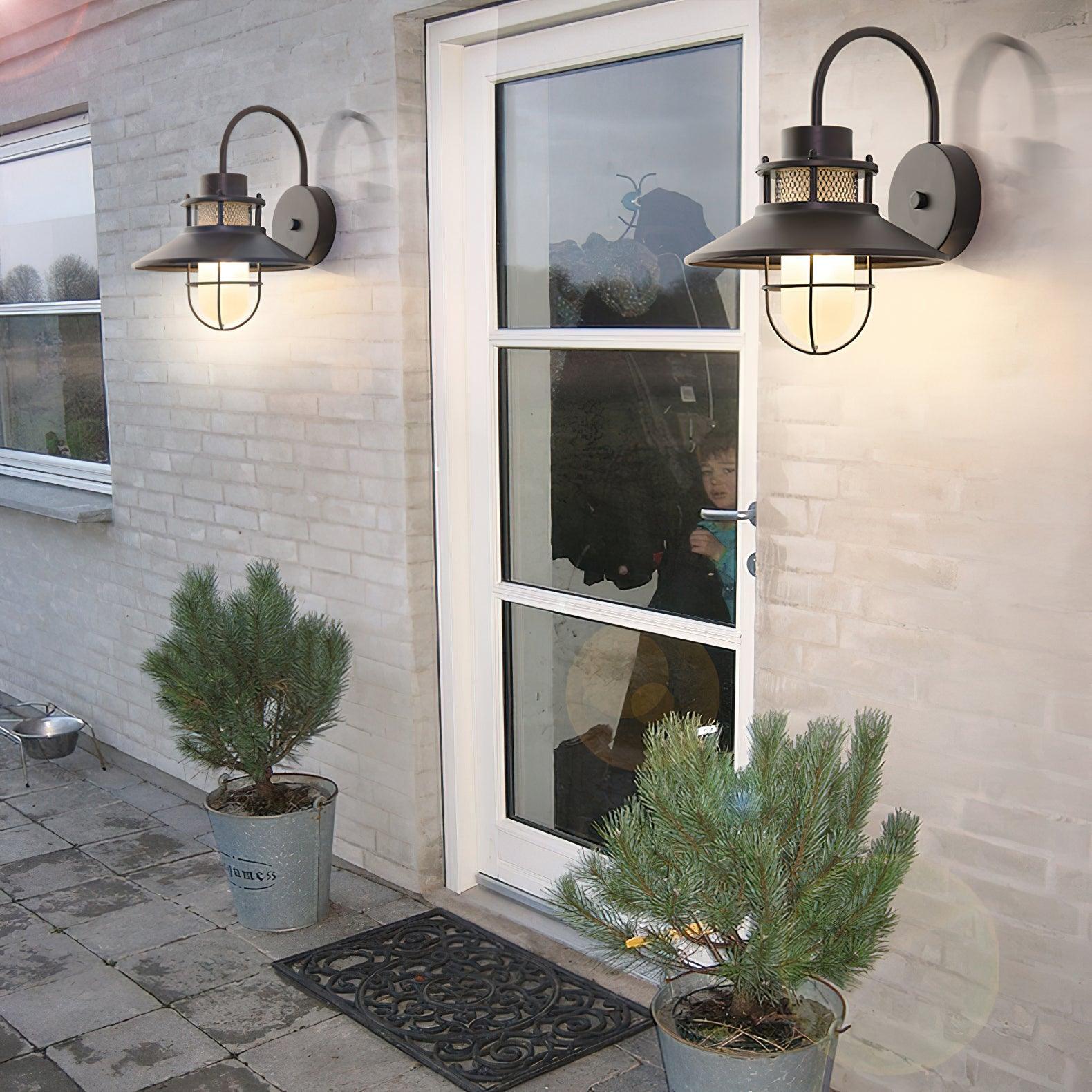 Ceraeion Unique Vintage Glass Outdoor Wall Lamp - Letslighting