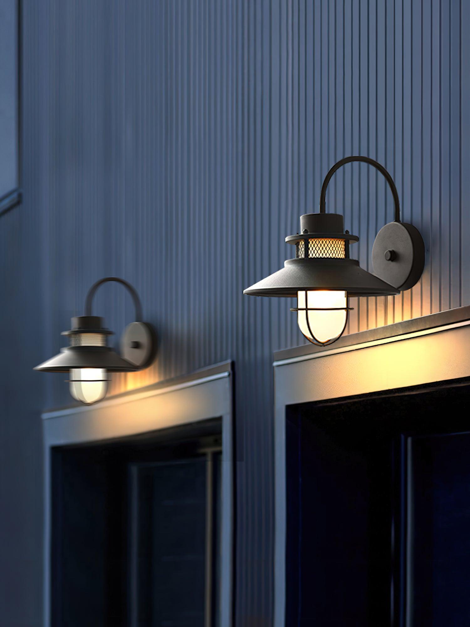 Ceraeion Unique Vintage Glass Outdoor Wall Lamp - Letslighting