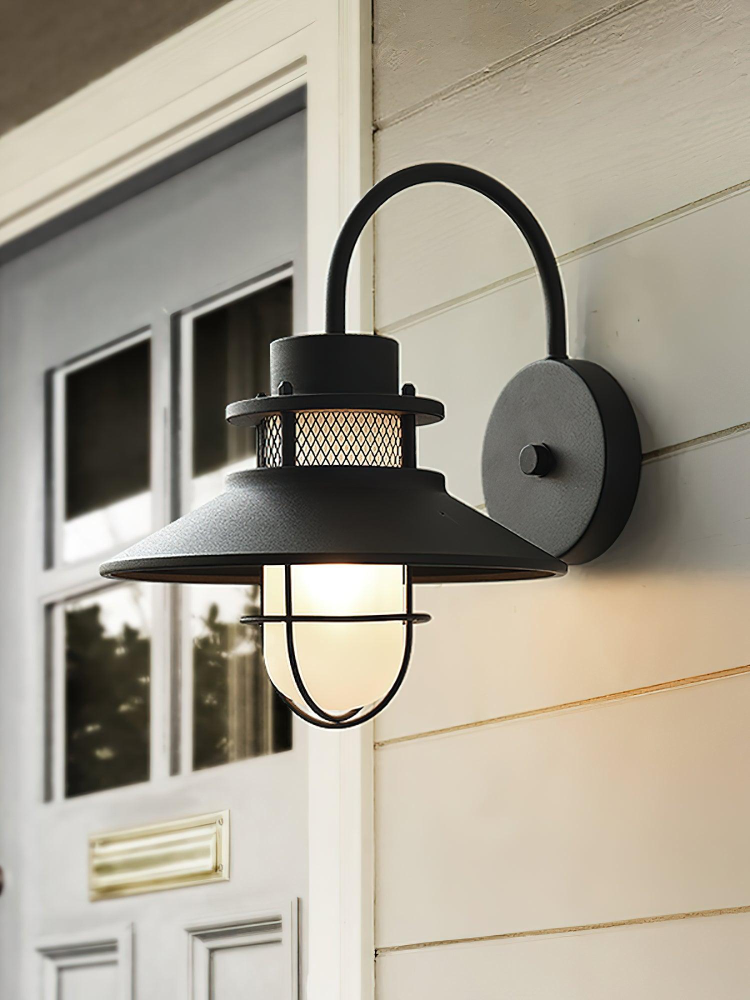 Ceraeion Unique Vintage Glass Outdoor Wall Lamp - Letslighting