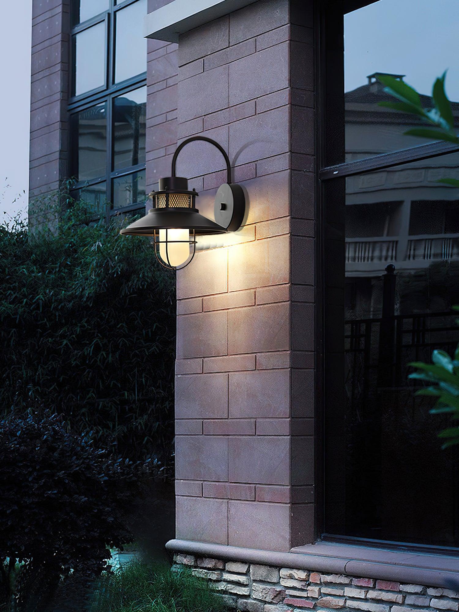 Ceraeion Unique Vintage Glass Outdoor Wall Lamp - Letslighting