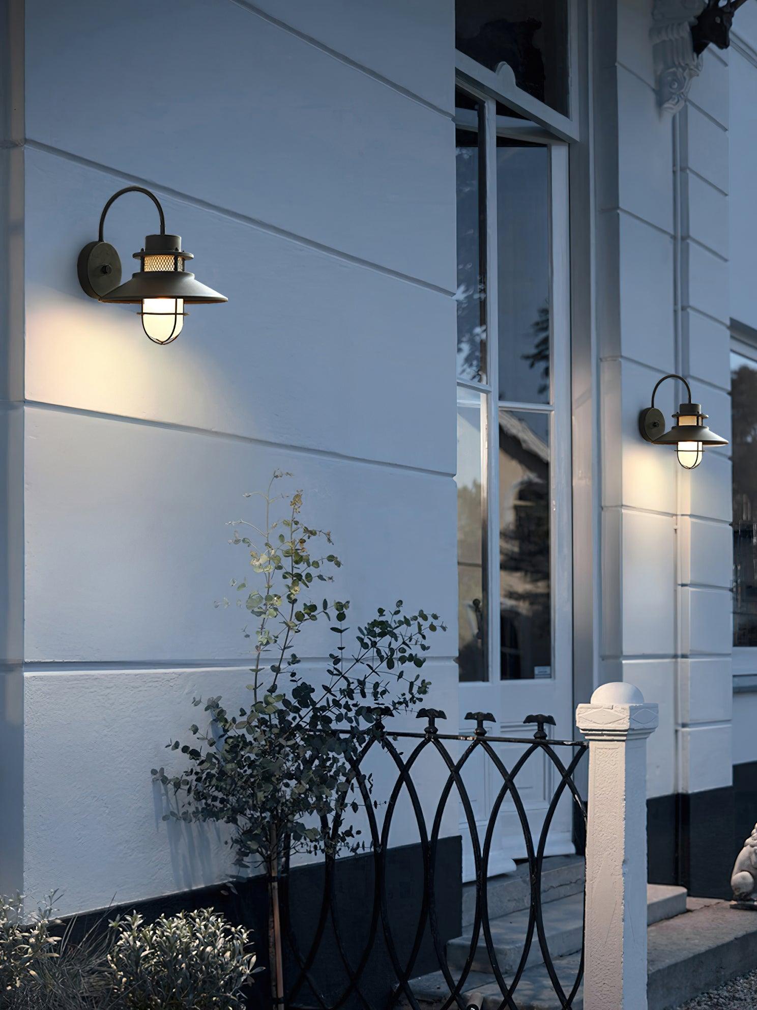 Ceraeion Unique Vintage Glass Outdoor Wall Lamp - Letslighting
