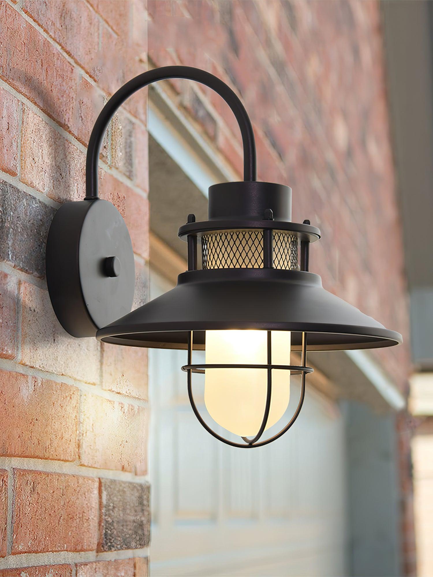 Ceraeion Unique Vintage Glass Outdoor Wall Lamp - Letslighting