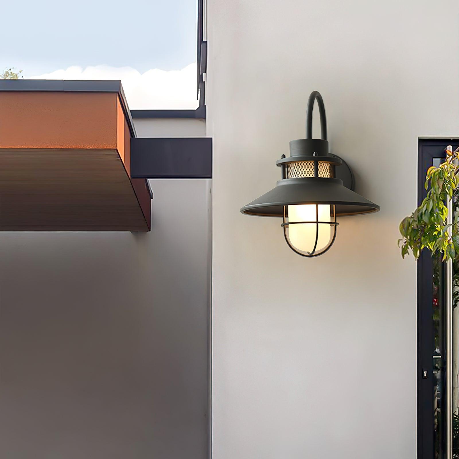 Ceraeion Unique Vintage Glass Outdoor Wall Lamp - Letslighting