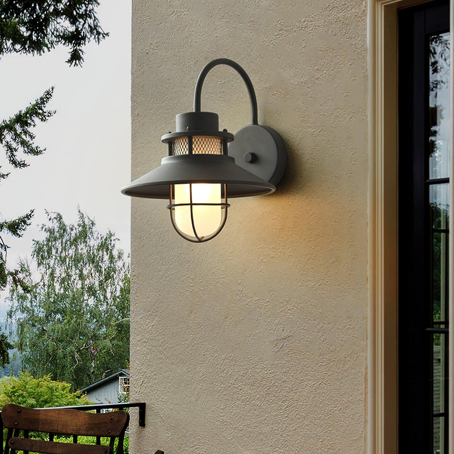 Ceraeion Unique Vintage Glass Outdoor Wall Lamp - Letslighting