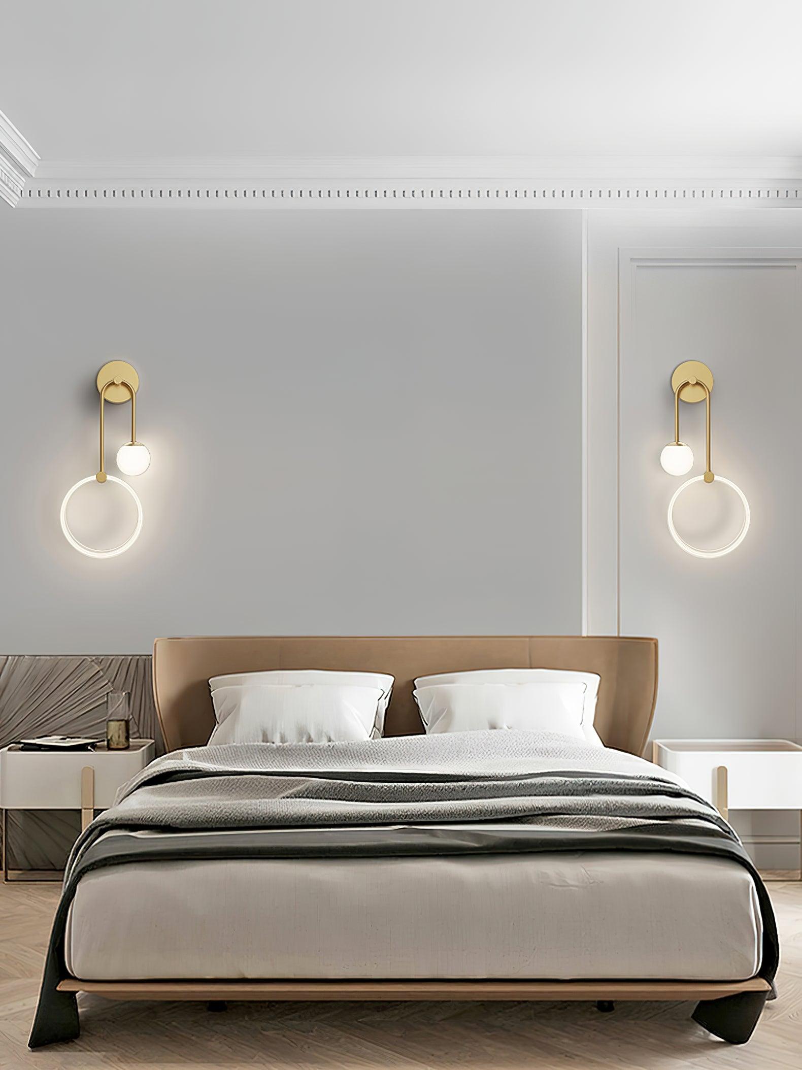 Warren Modern Minimalist LED Brass Wall Light - Letslighting