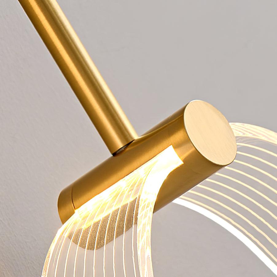 Warren Modern Minimalist LED Brass Wall Light - Letslighting