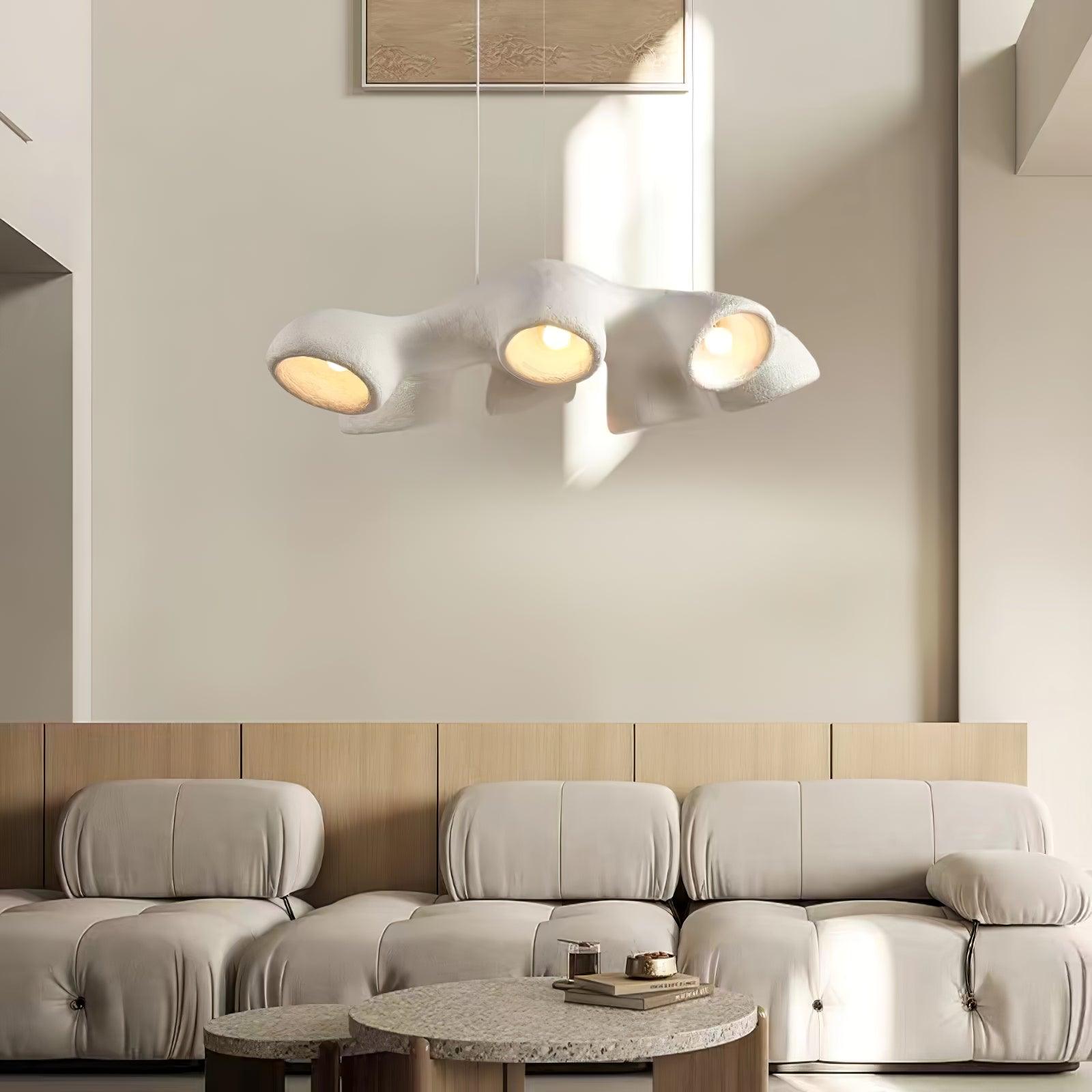 Wave Modern Polystyrene Pendant Light - Letslighting