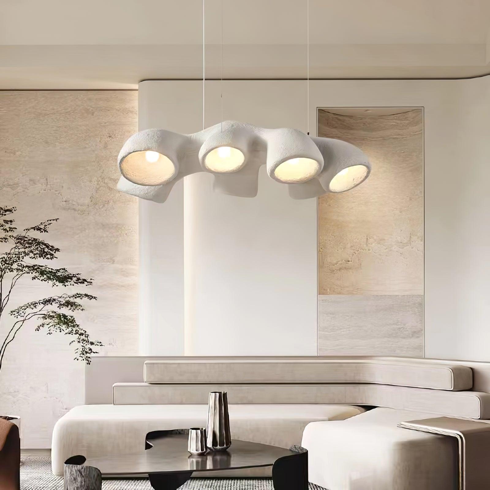 Wave Modern Polystyrene Pendant Light - Letslighting