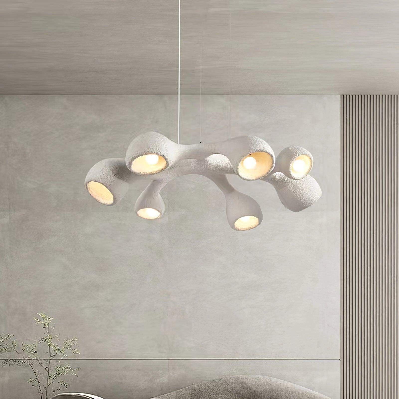 Wave Modern Polystyrene Pendant Light - Letslighting