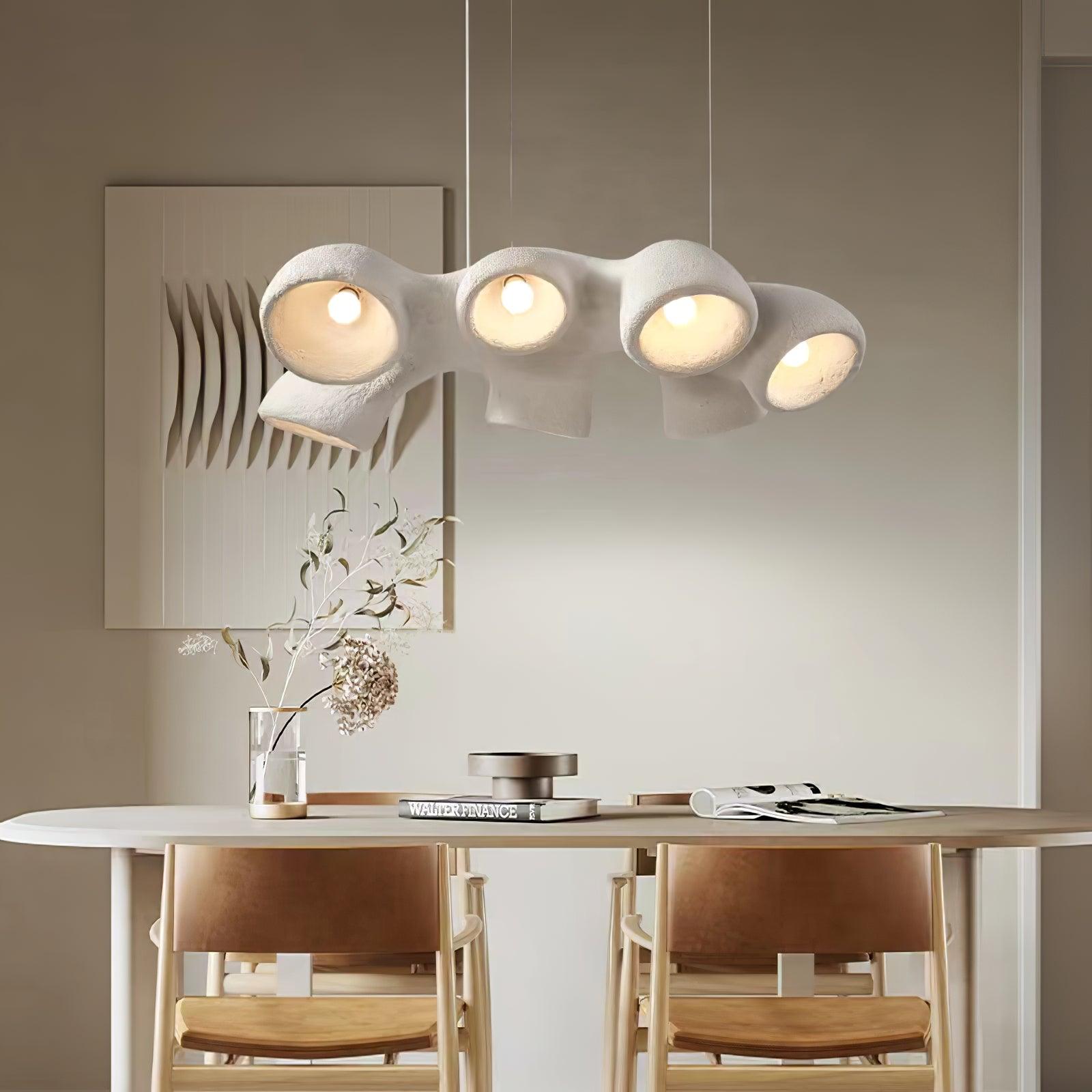 Wave Modern Polystyrene Pendant Light - Letslighting
