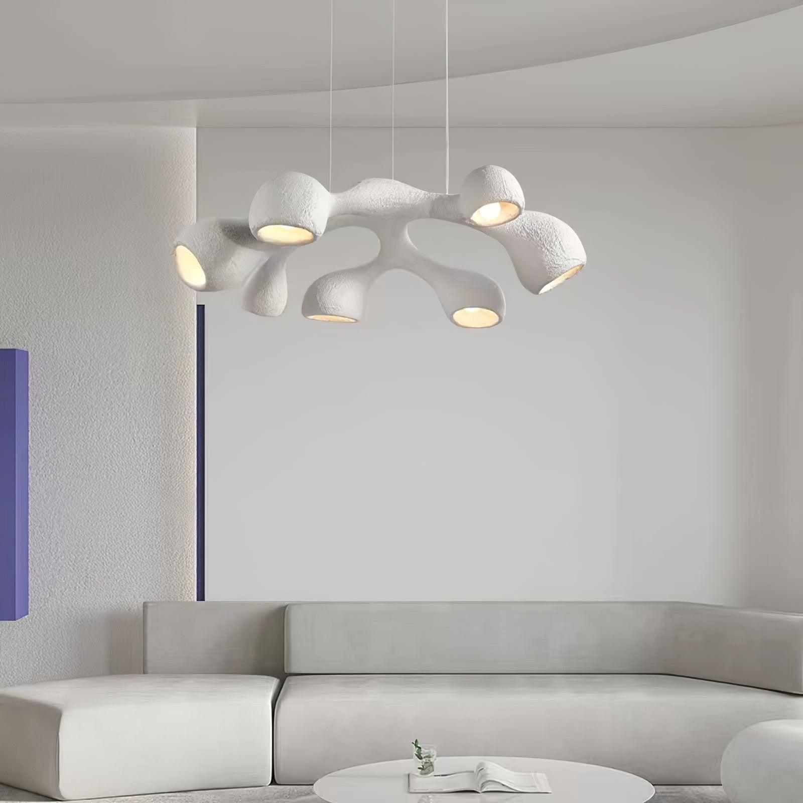 Wave Modern Polystyrene Pendant Light - Letslighting