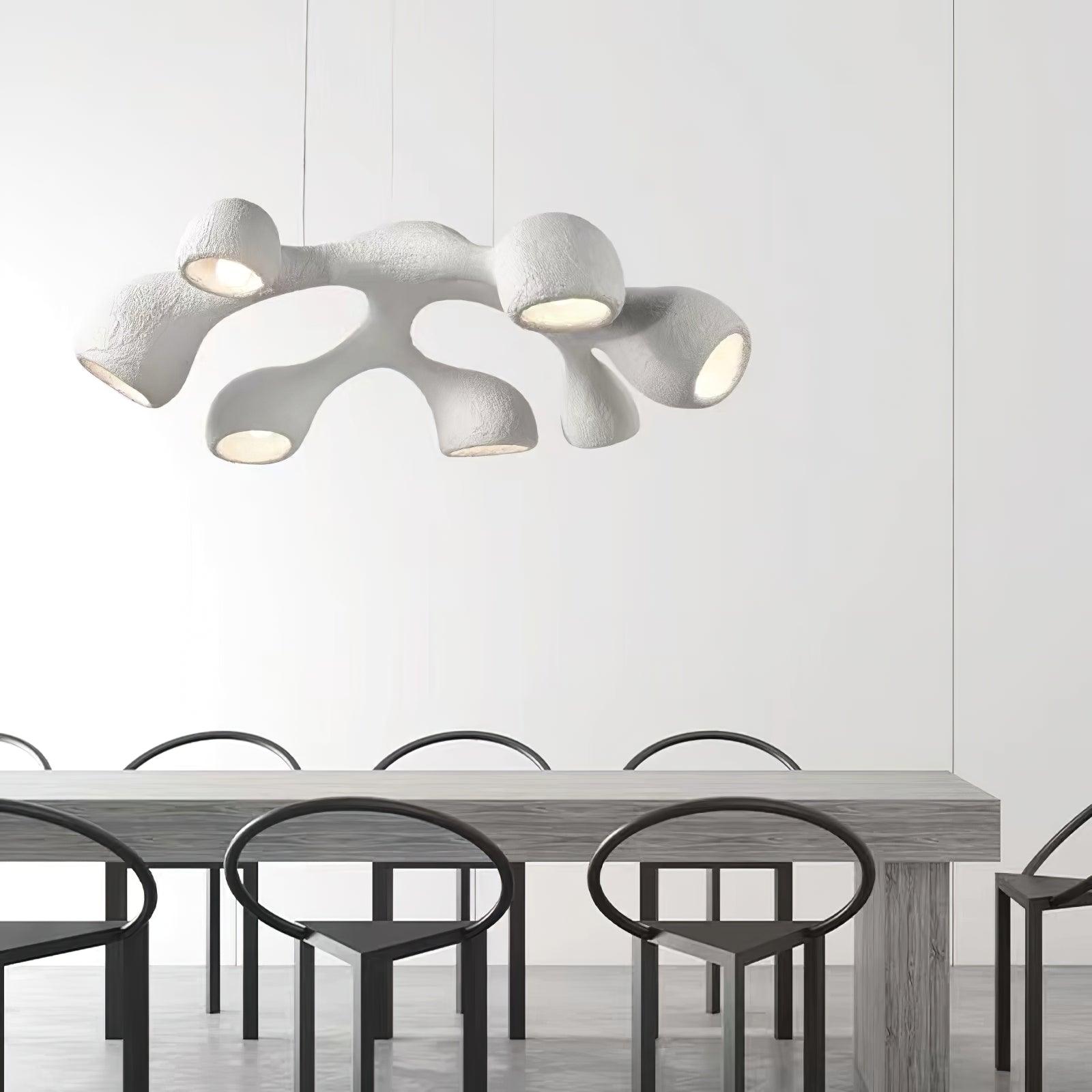 Wave Modern Polystyrene Pendant Light - Letslighting