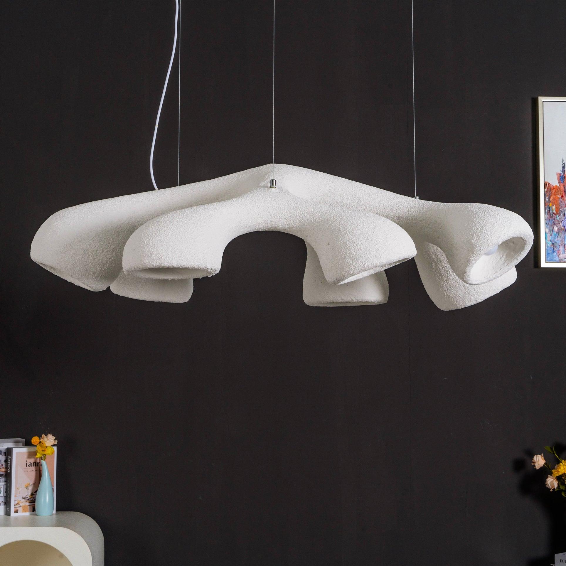 Wave Modern Polystyrene Pendant Light - Letslighting