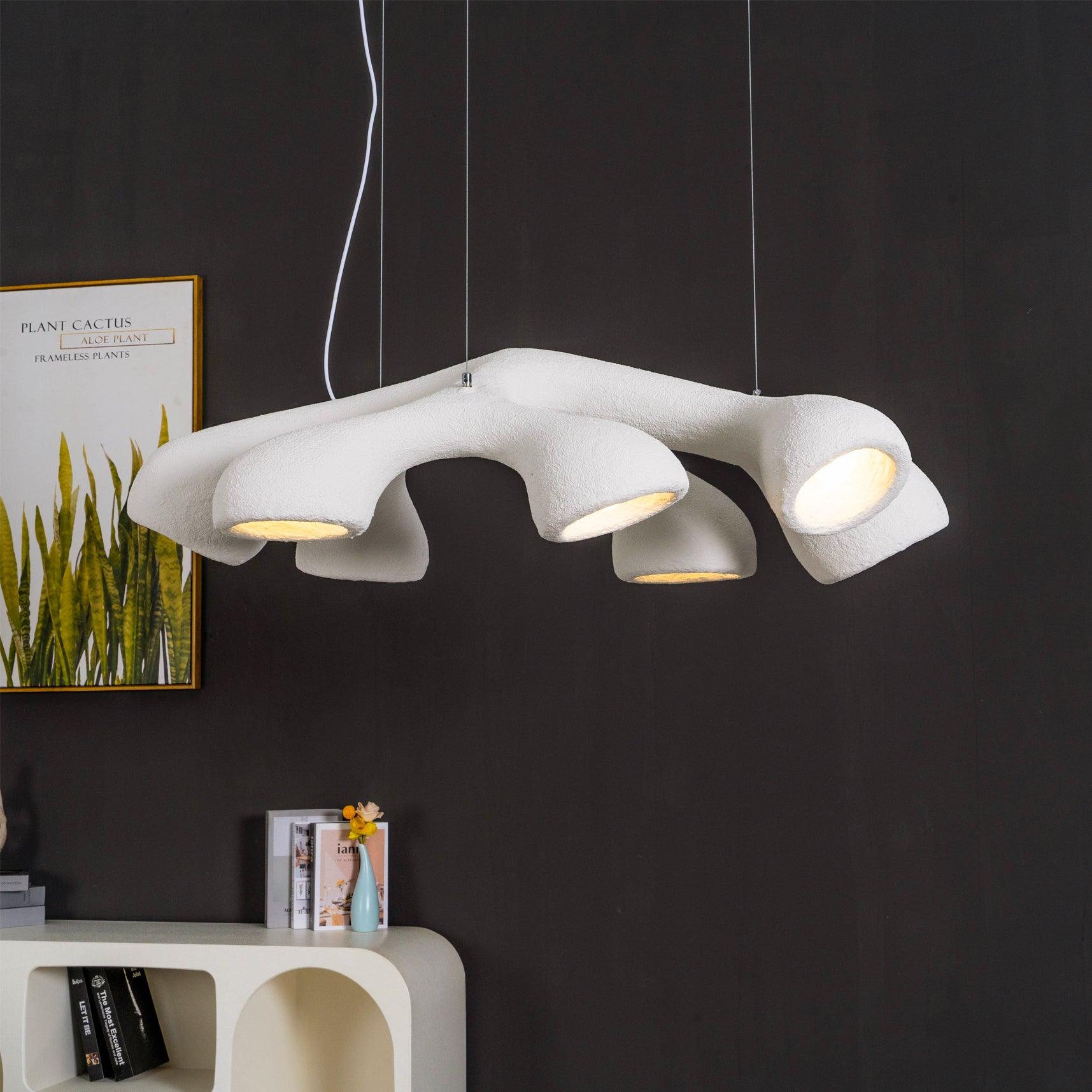 Wave Modern Polystyrene Pendant Light - Letslighting