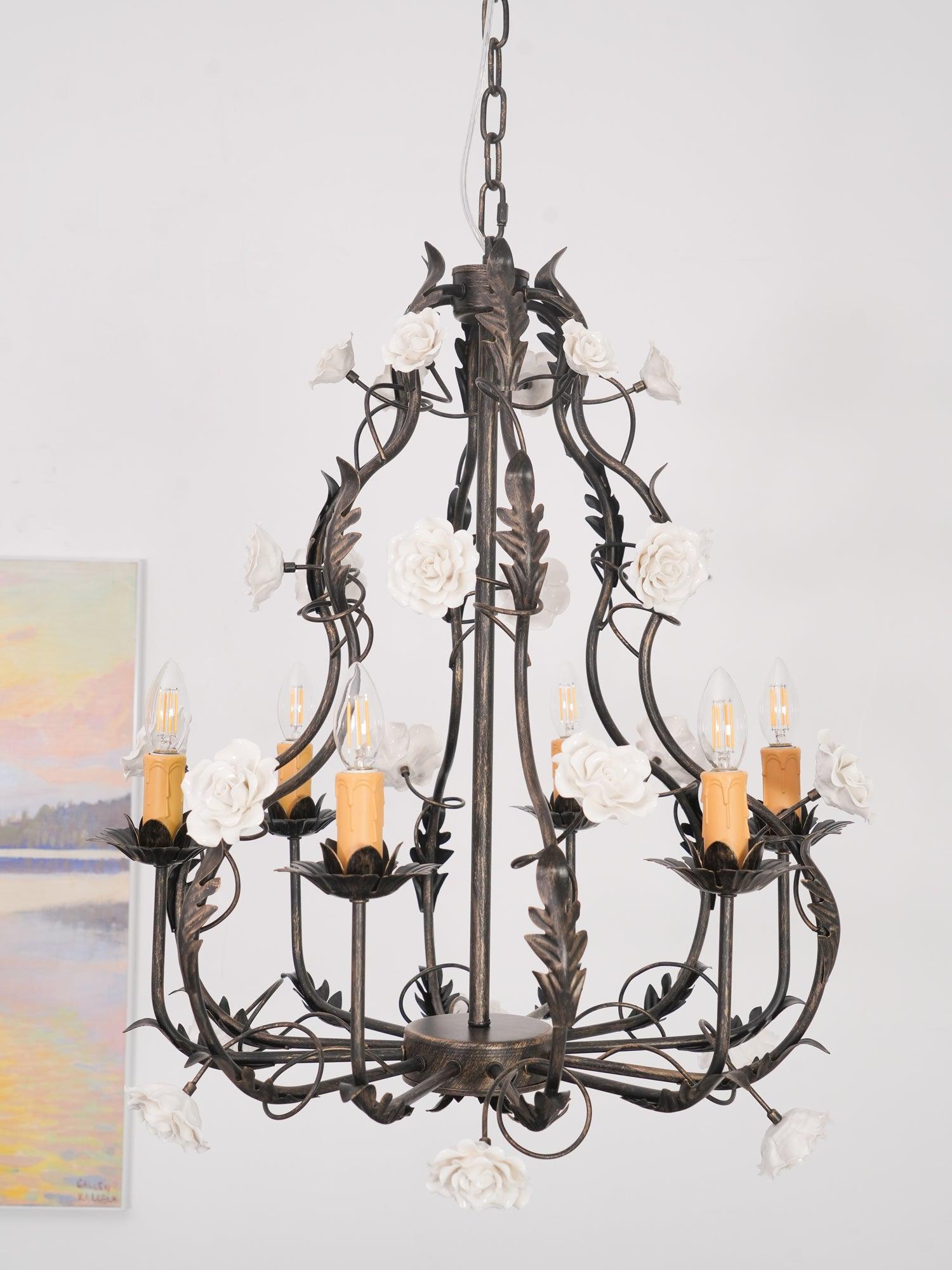 Rocaille Flower Chandelier - Letslighting