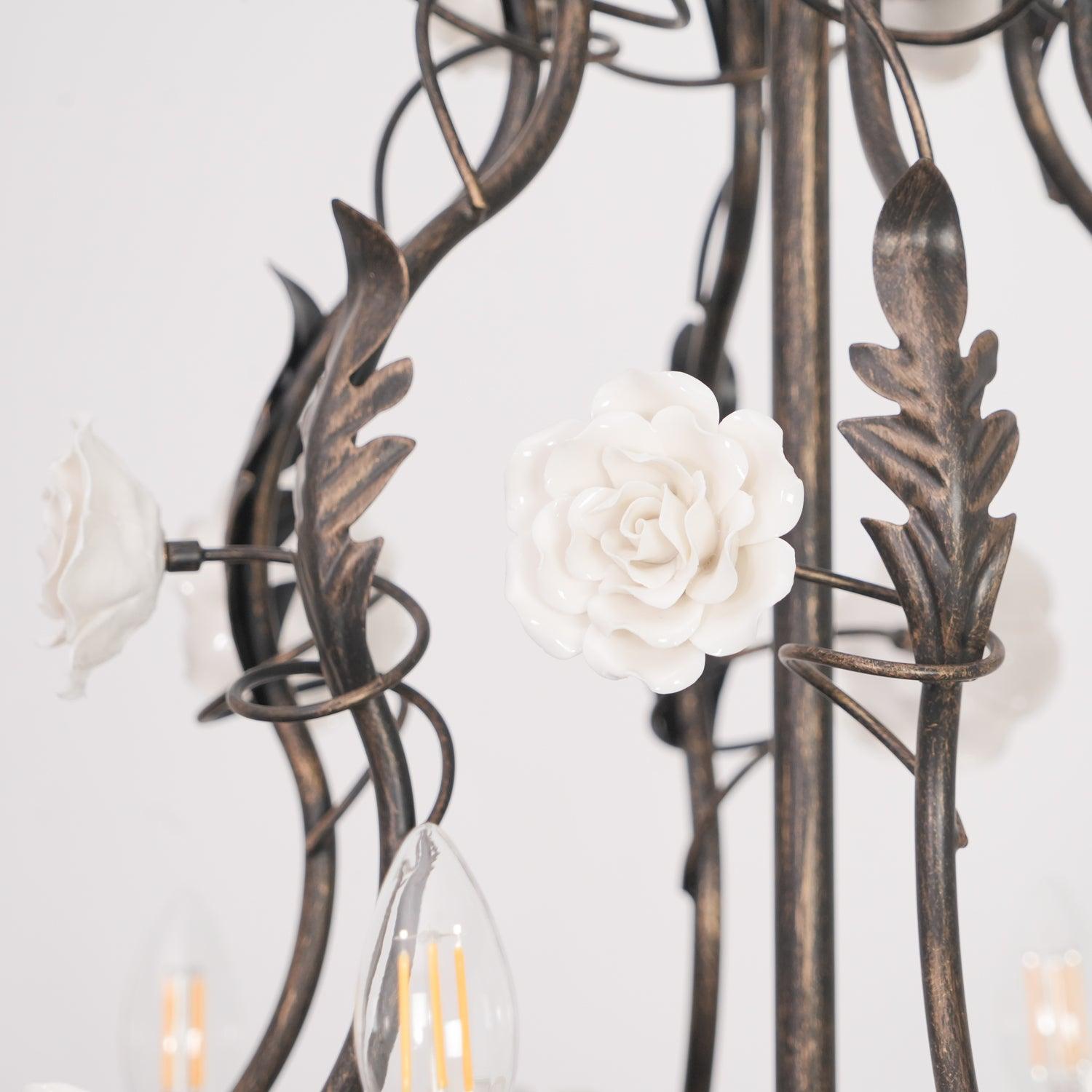 Rocaille Flower Chandelier - Letslighting