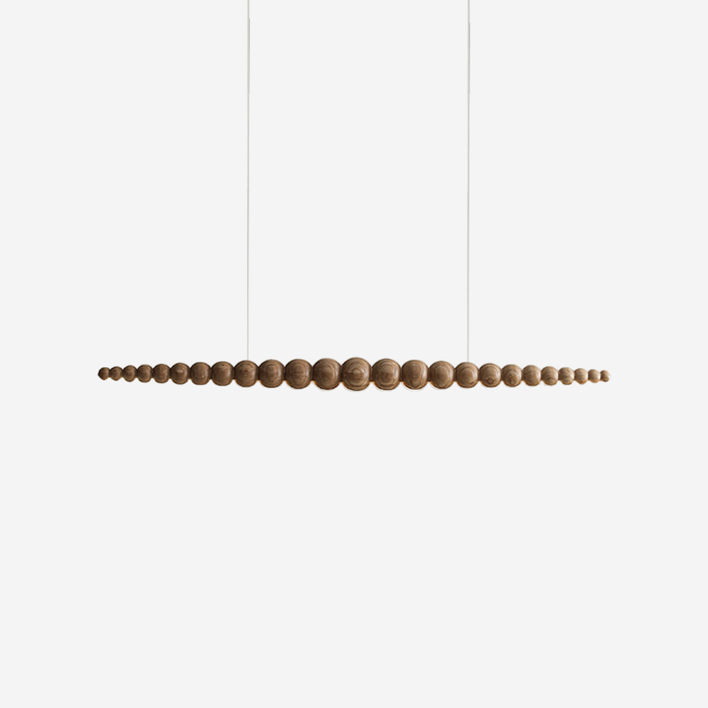 Muto Beaded Wooden Chandelier