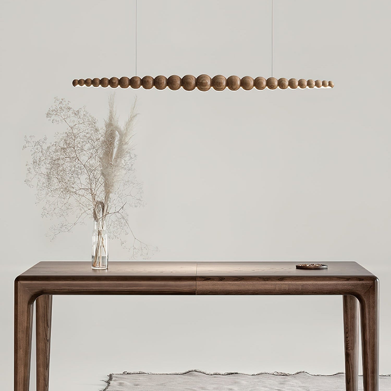 Muto Beaded Wooden Chandelier - Letslighting
