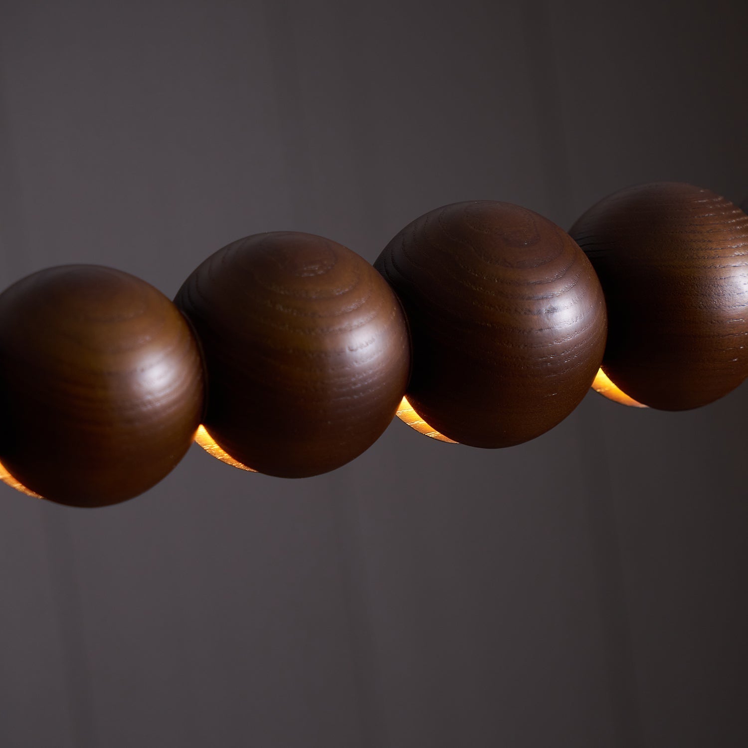 Muto Beaded Wooden Chandelier - Letslighting