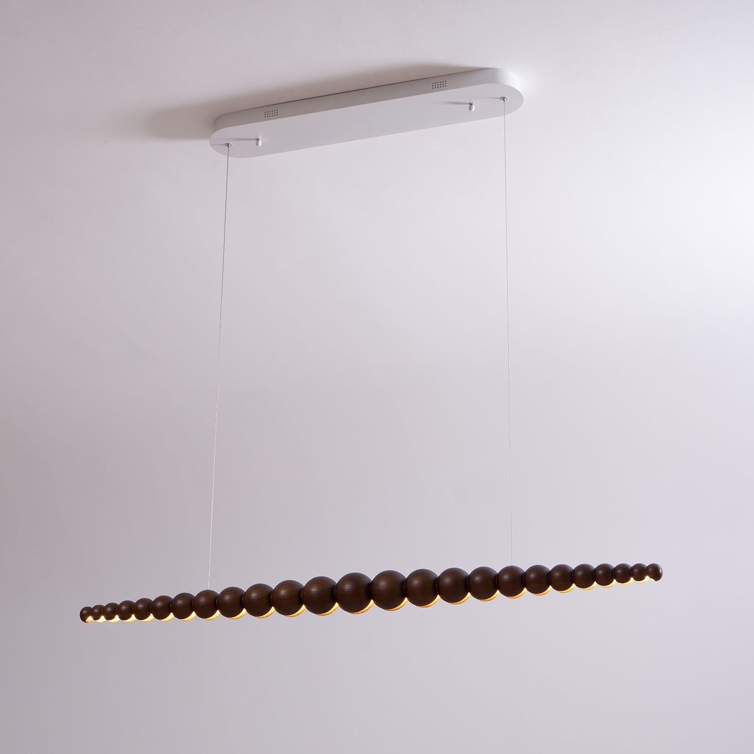 Muto Beaded Wooden Chandelier - Letslighting