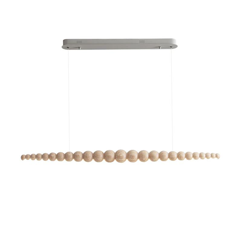 Muto Beaded Wooden Chandelier - Letslighting