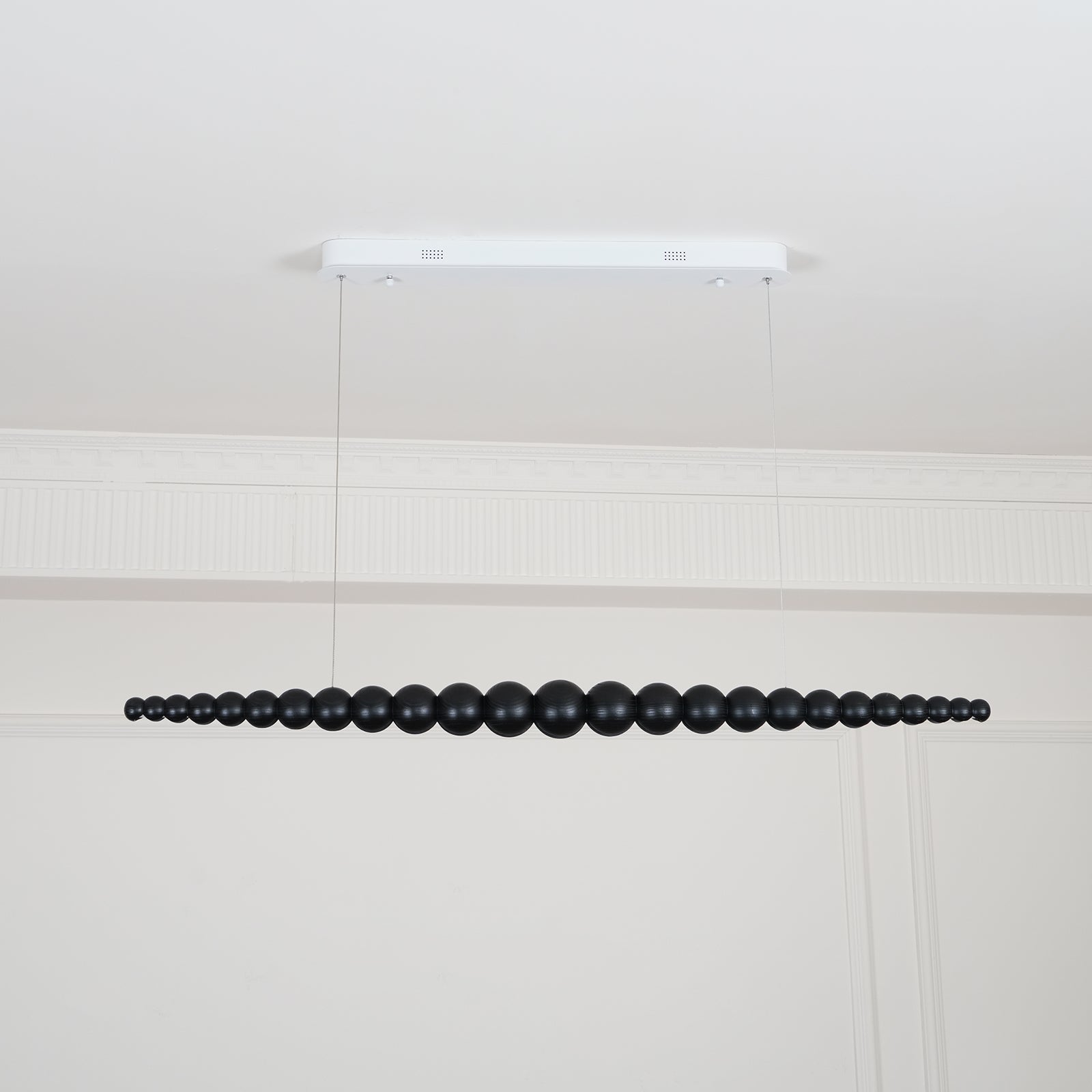 Muto Beaded Wooden Chandelier - Letslighting