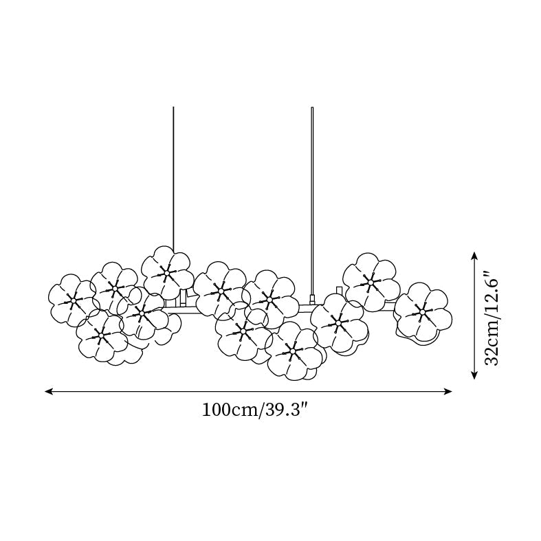 Aurora Flowers Chandelier - Letslighting