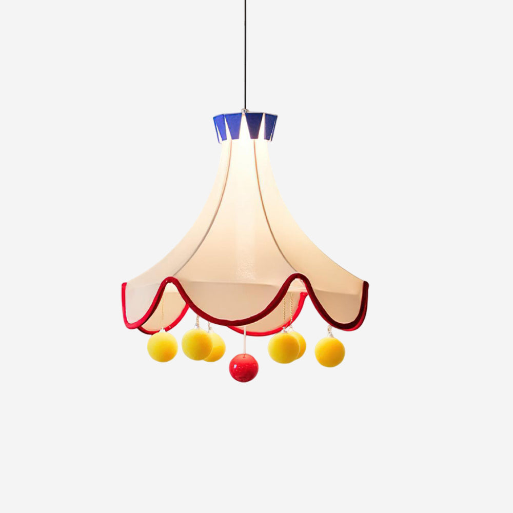 Finaflor Pendant Lamp Scalloped Pom-Pom - Letslighting