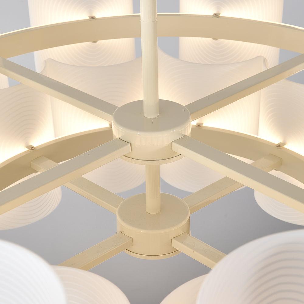 Fingerprint Chandelier Acrylic Panel Concentric - Letslighting