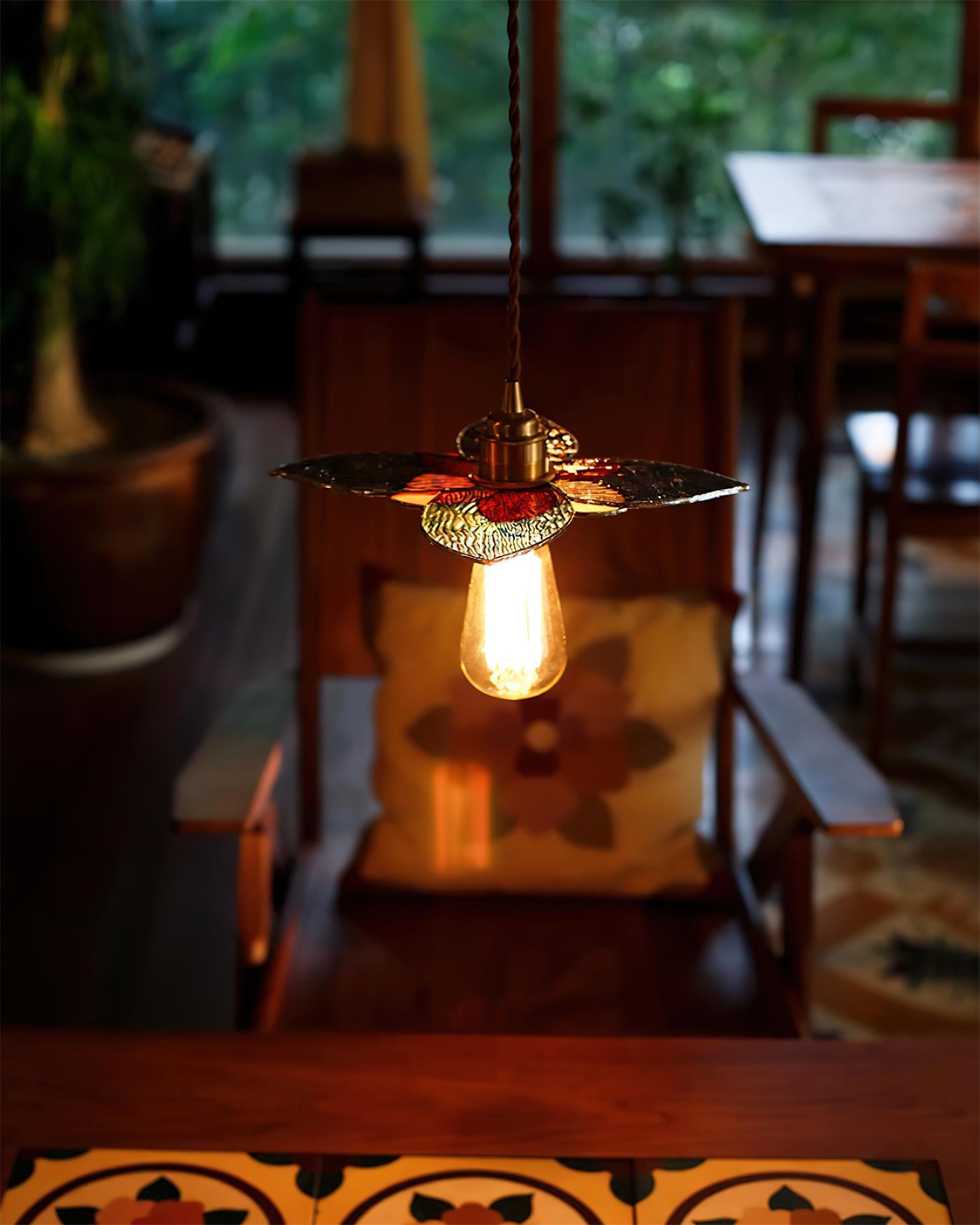 Tiffany Fioria Pendant Light Glass - Letslighting