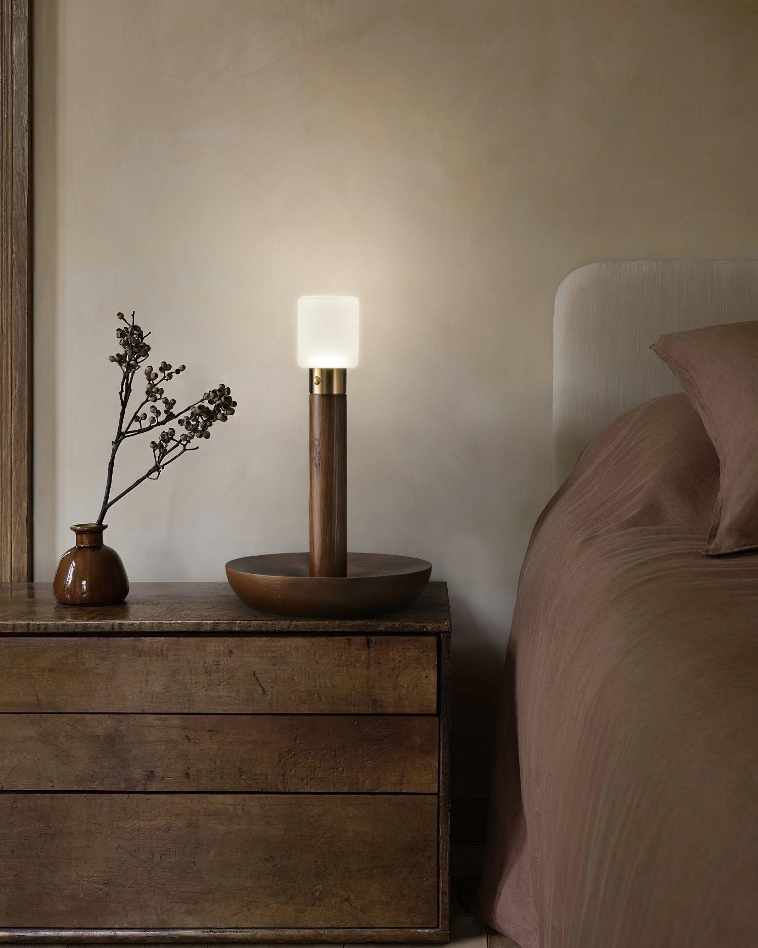 Lumaice Wood Minimalist Table Lamp - Letslighting