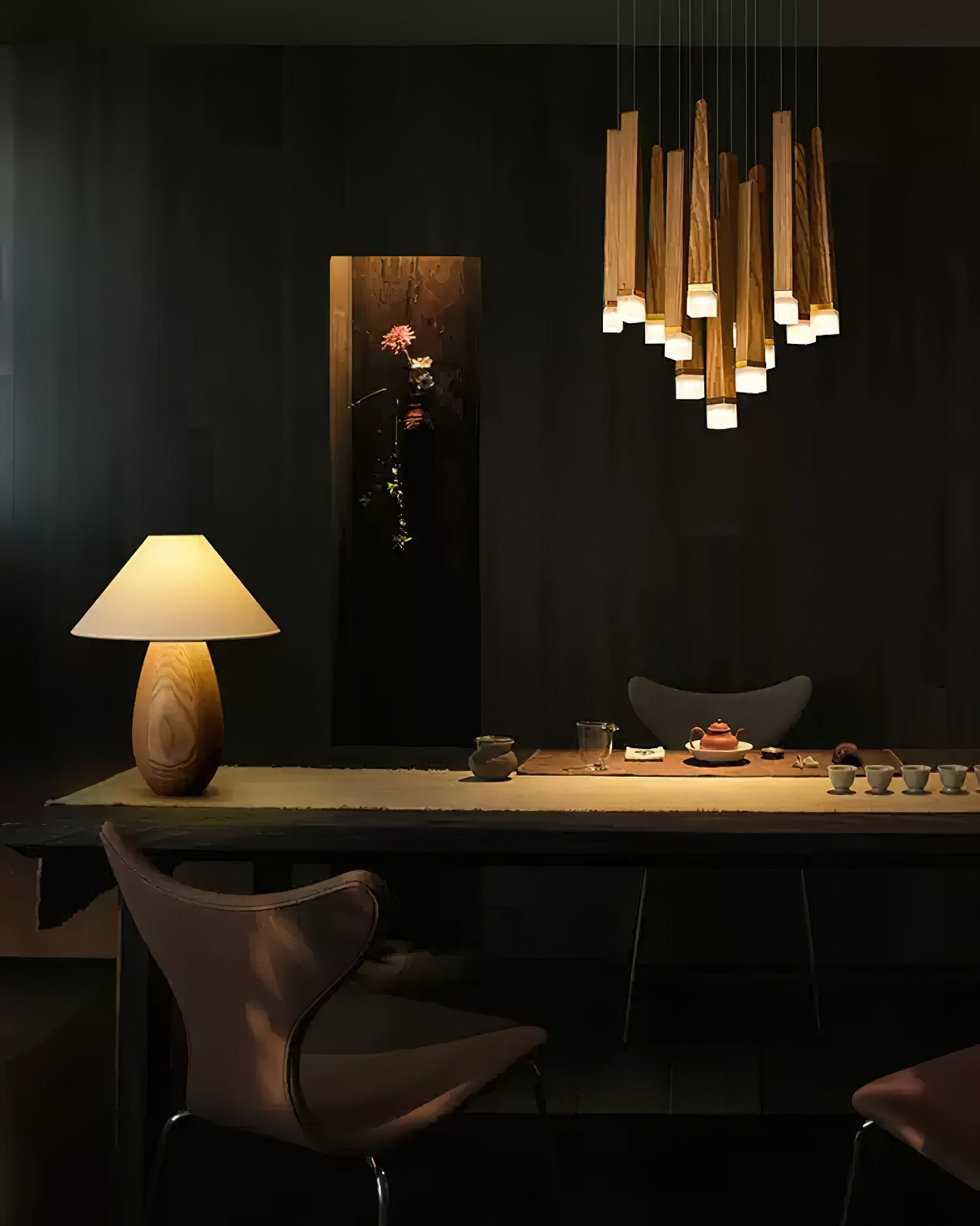 Armarila Firewood Stick Wood Chandelier - Letslighting