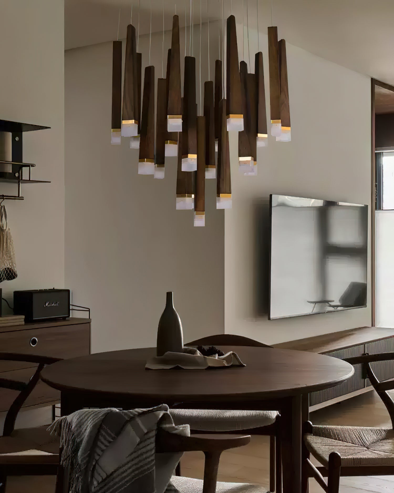 Armarila Firewood Stick Wood Chandelier - Letslighting