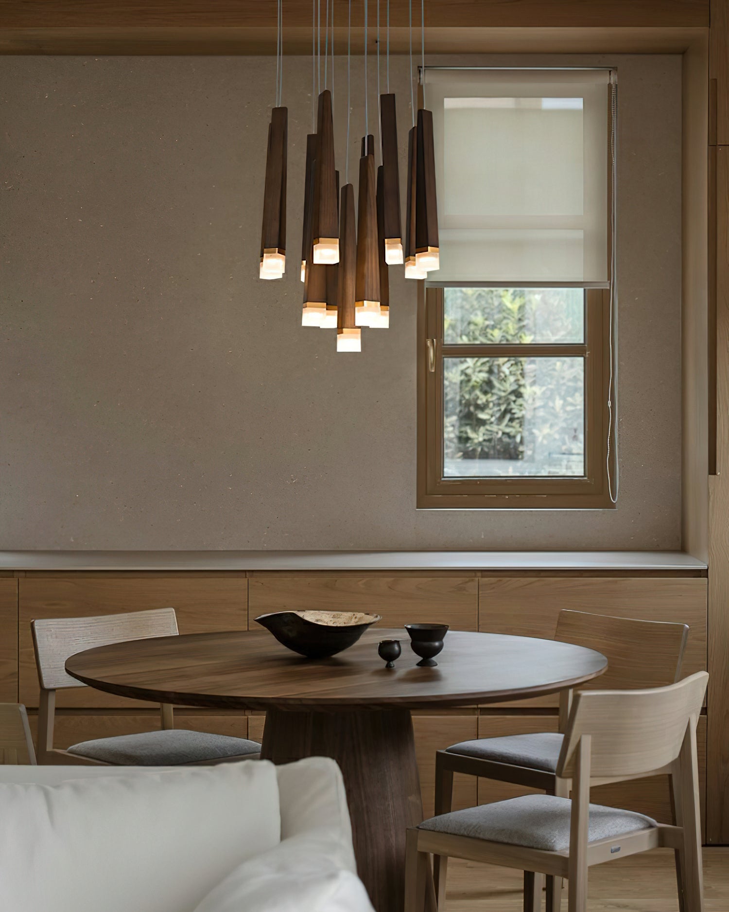 Armarila Firewood Stick Wood Chandelier - Letslighting