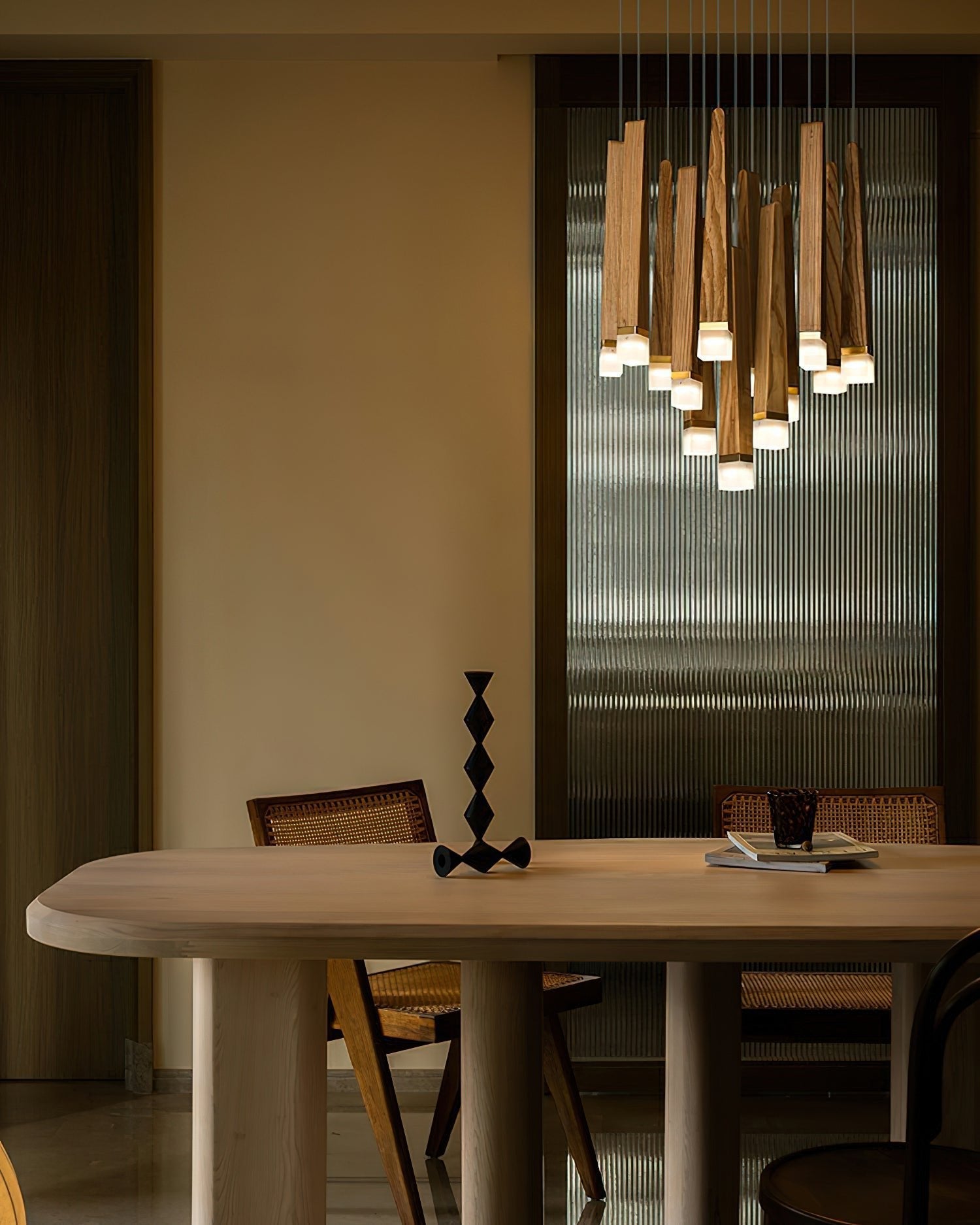 Armarila Firewood Stick Wood Chandelier - Letslighting