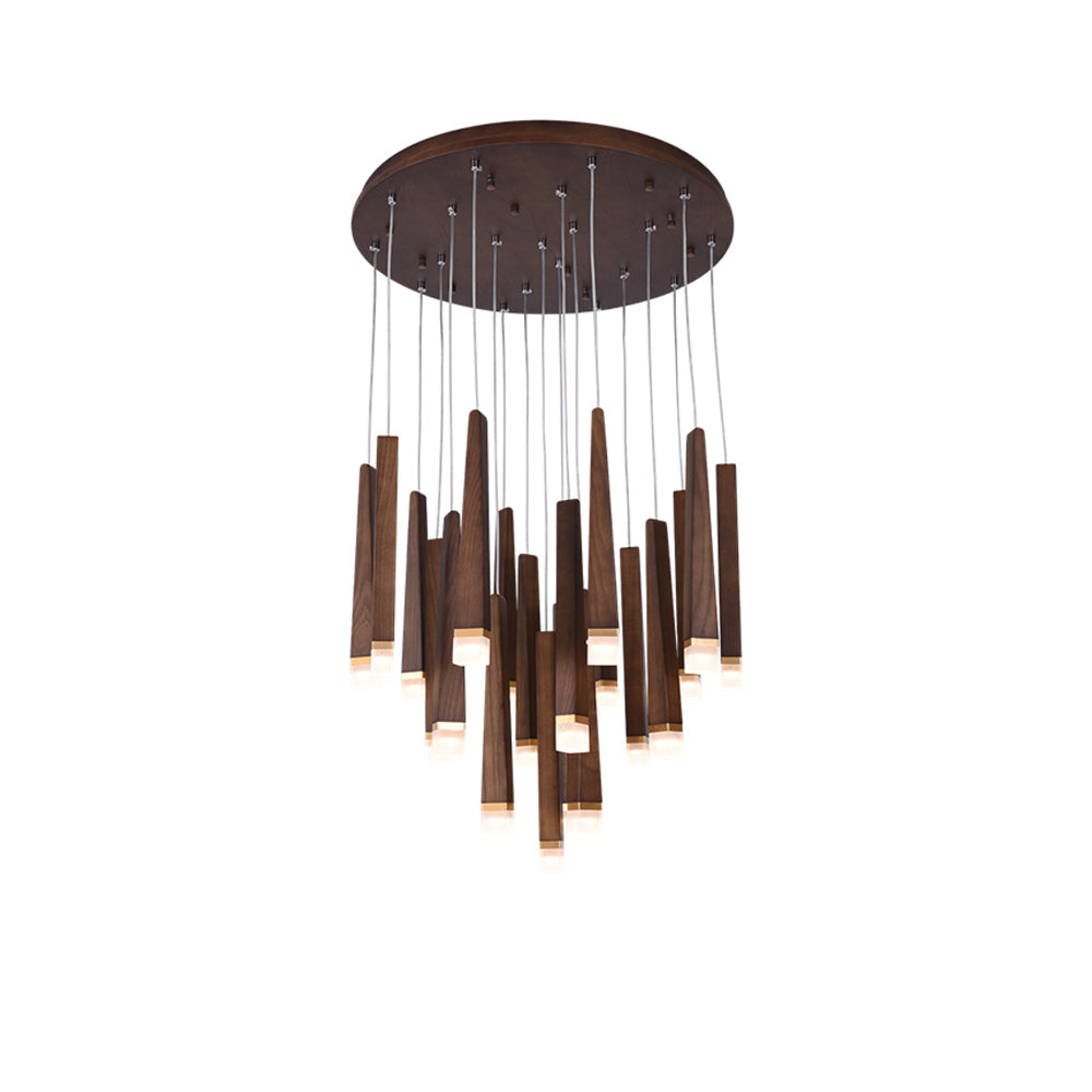 Armarila Firewood Stick Wood Chandelier - Letslighting