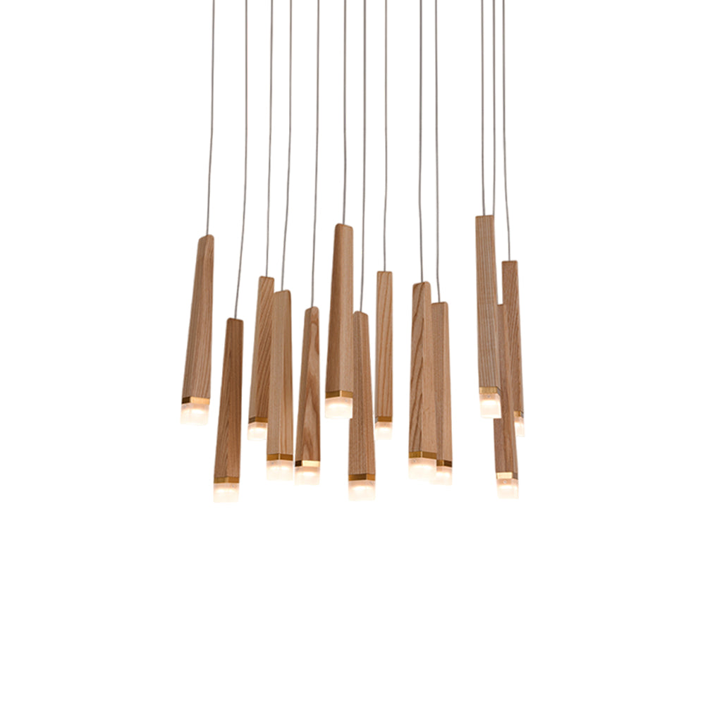 Armarila Firewood Stick Wood Chandelier - Letslighting
