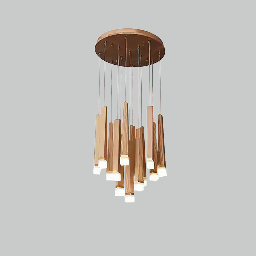 Armarila Firewood Stick Wood Chandelier - Letslighting