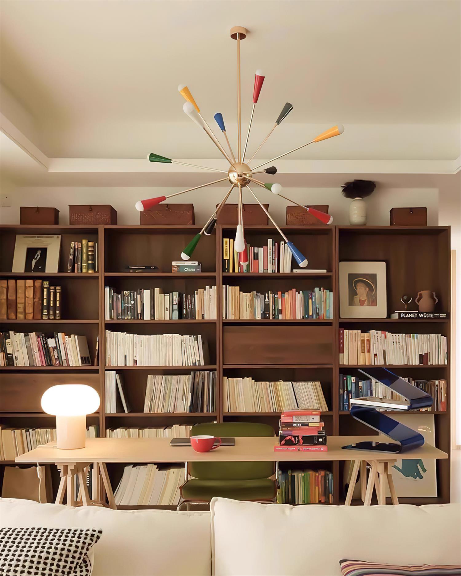 Fireworks Chandelier Colorful Cone Burst - Letslighting