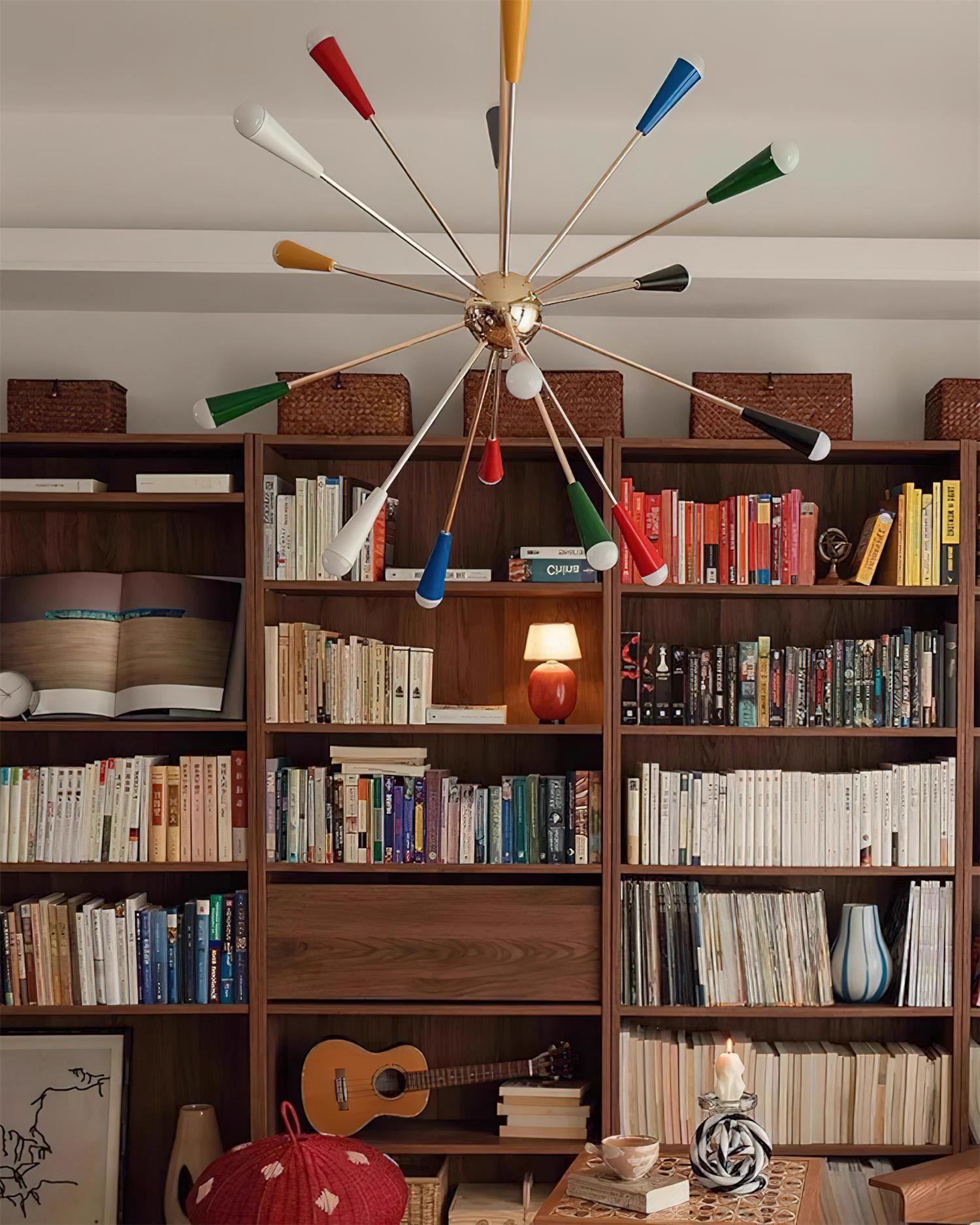 Fireworks Chandelier Colorful Cone Burst - Letslighting