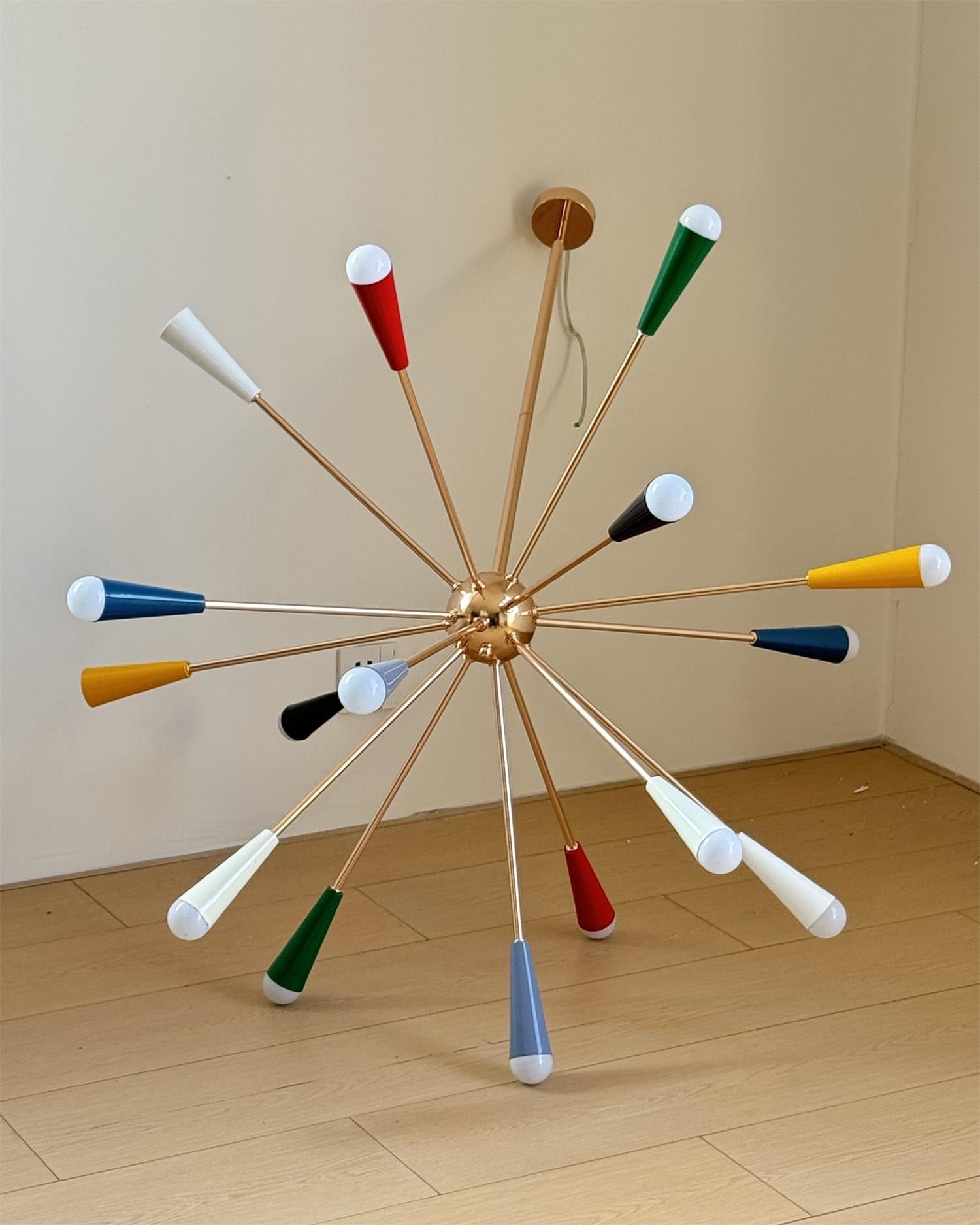 Fireworks Chandelier Colorful Cone Burst - Letslighting
