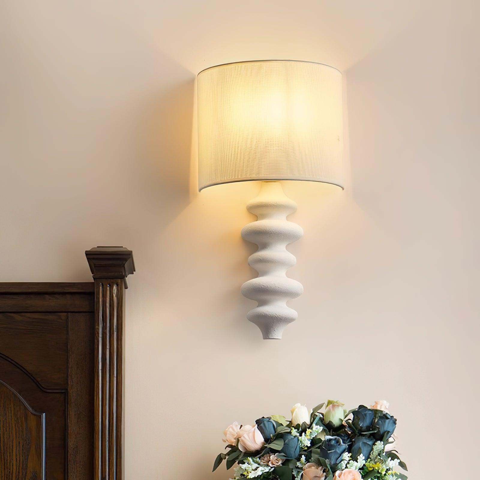 Zovarion Nordic Art Fabric Sconce Wall lamp - Letslighting