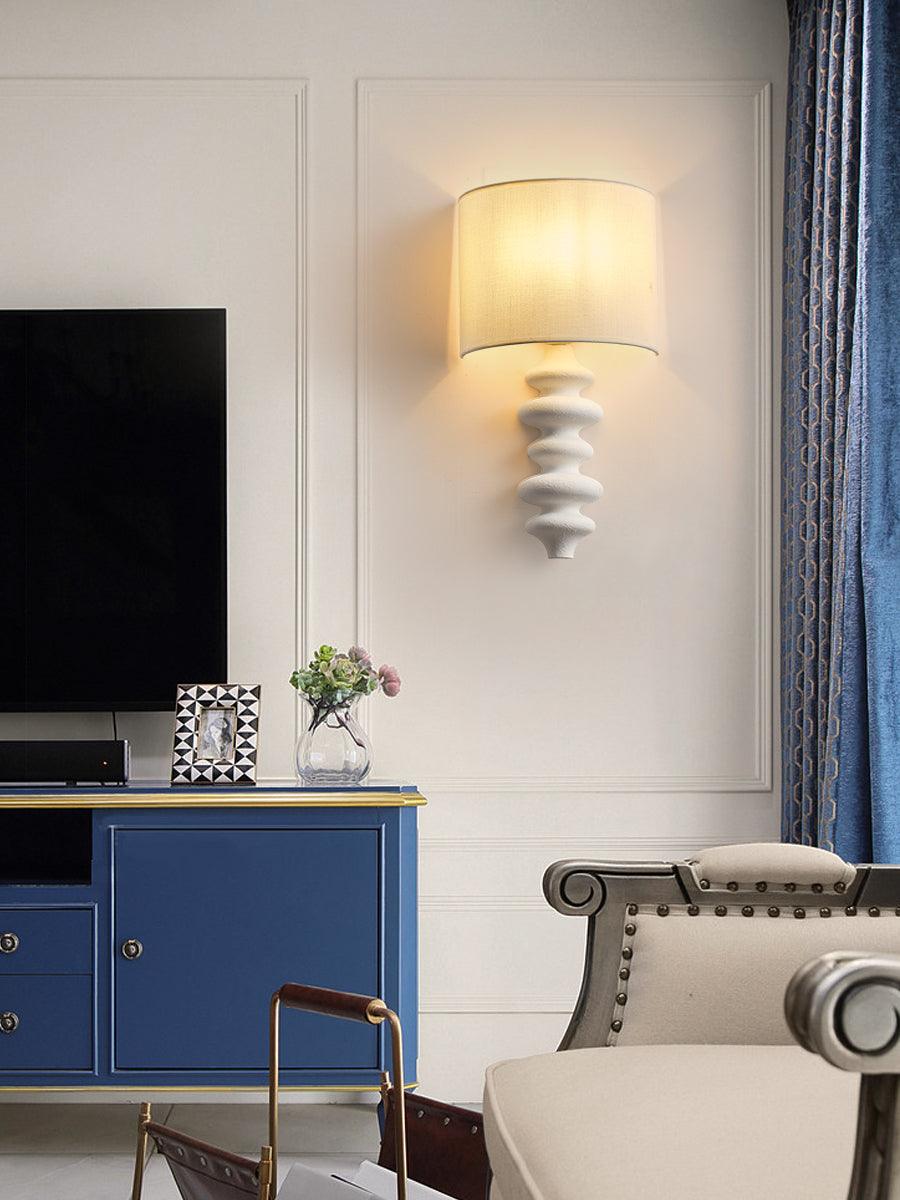 Zovarion Nordic Art Fabric Sconce Wall lamp - Letslighting
