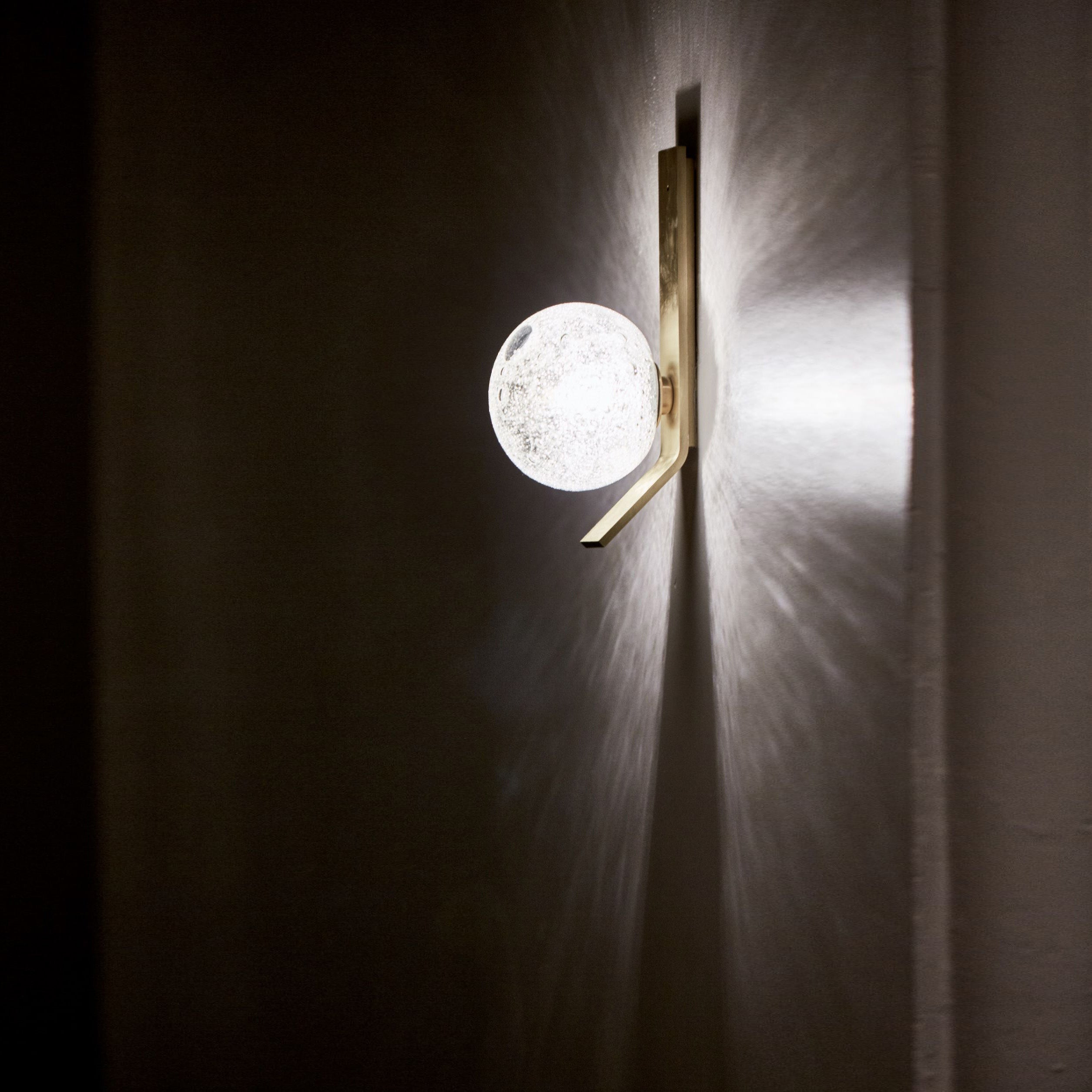 Fizi Modern Minimalist Copper Glass Wall Lamp - Letslighting