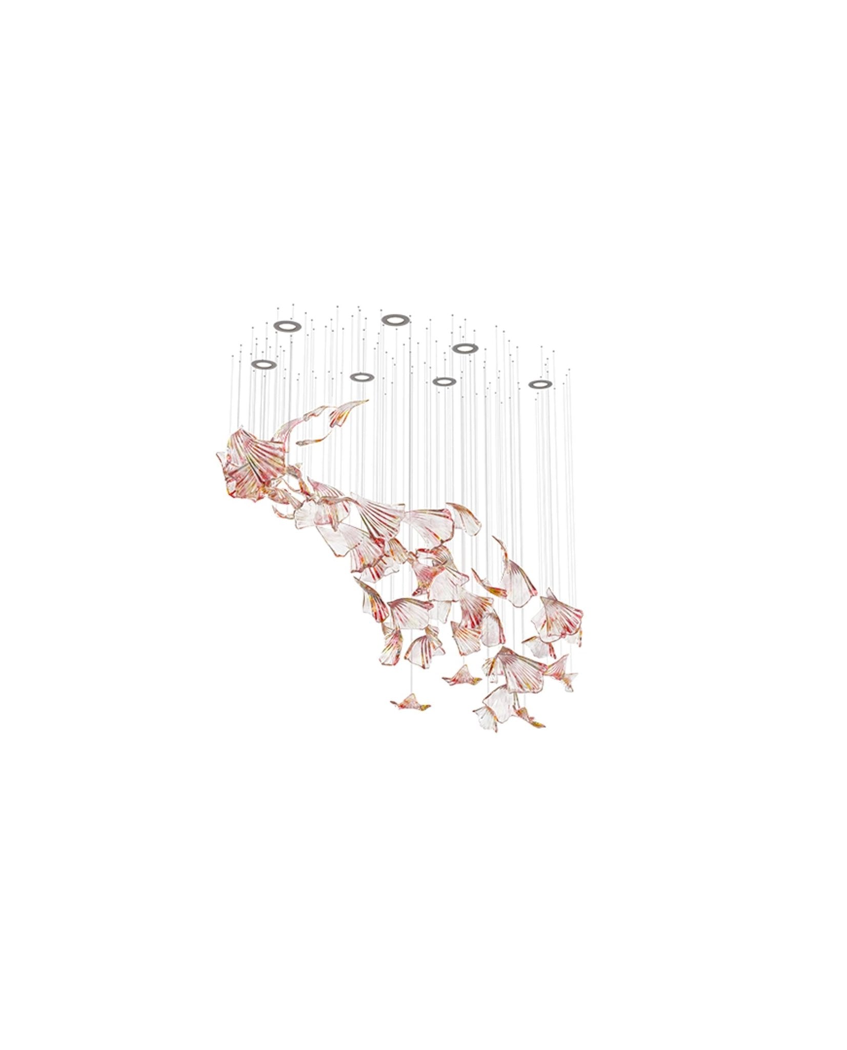 Elmiros Petal Glass Chandelier - Letslighting