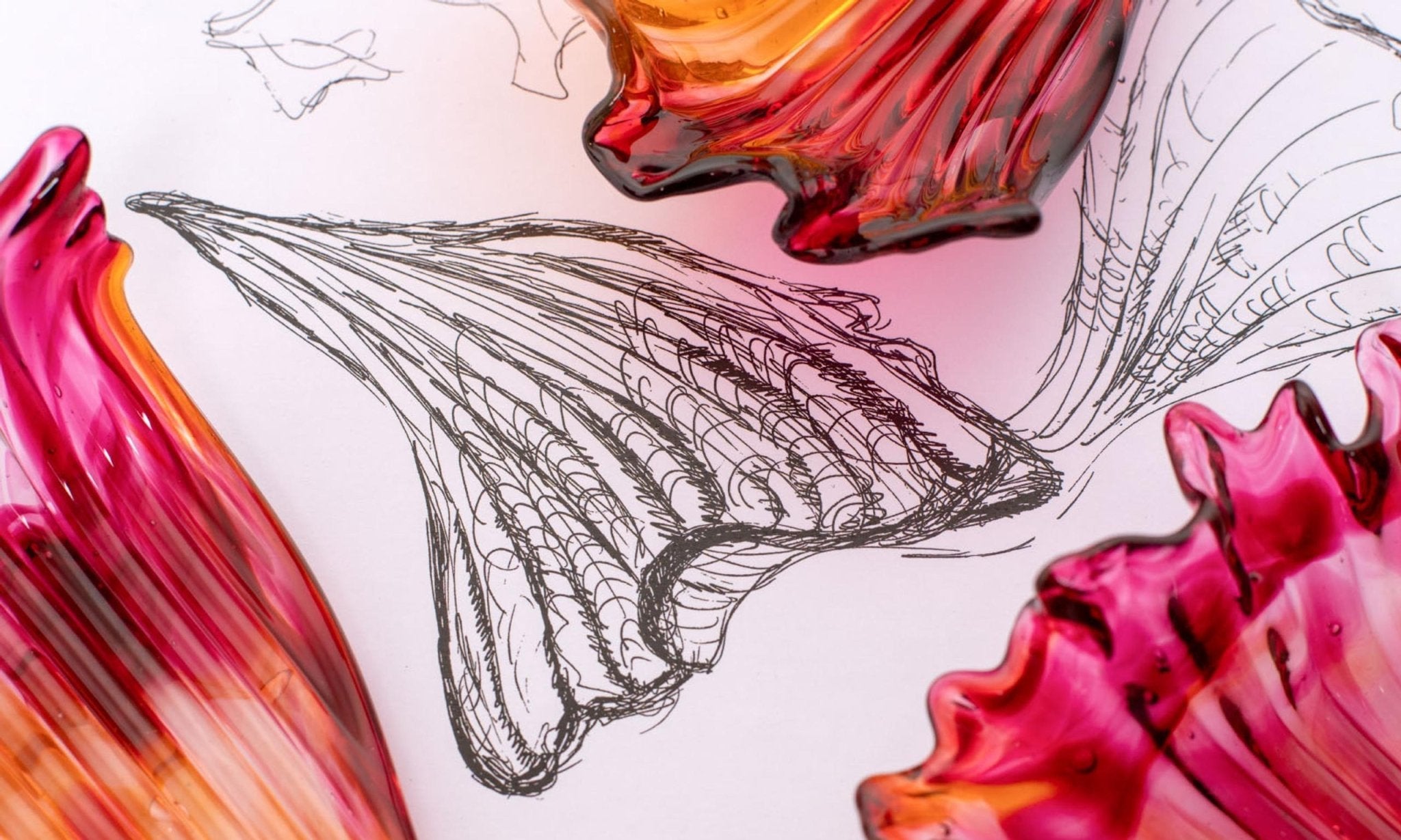 Elmiros Petal Glass Chandelier - Letslighting