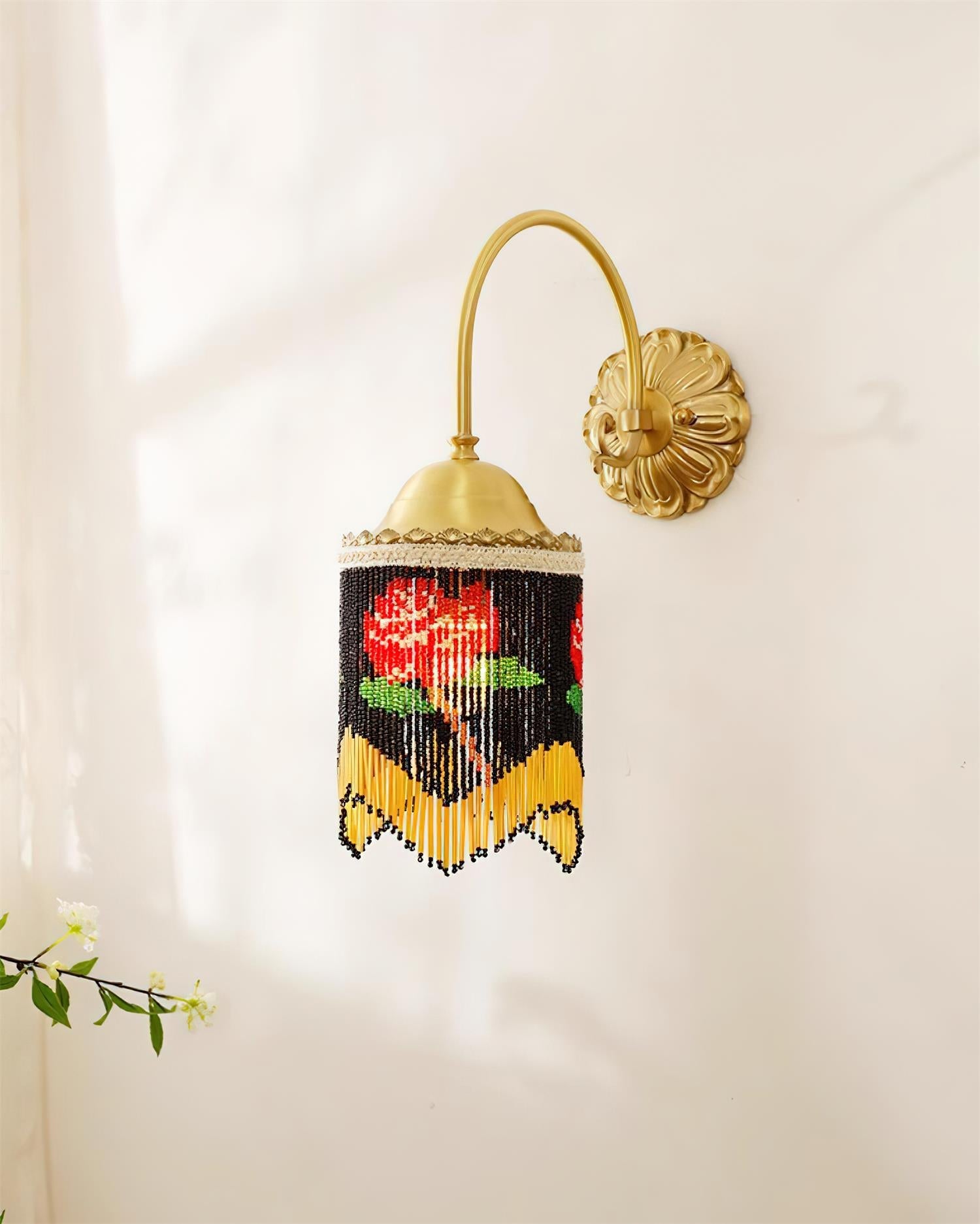 Flamenco Vintage Beaded Wall Lamp - Letslighting