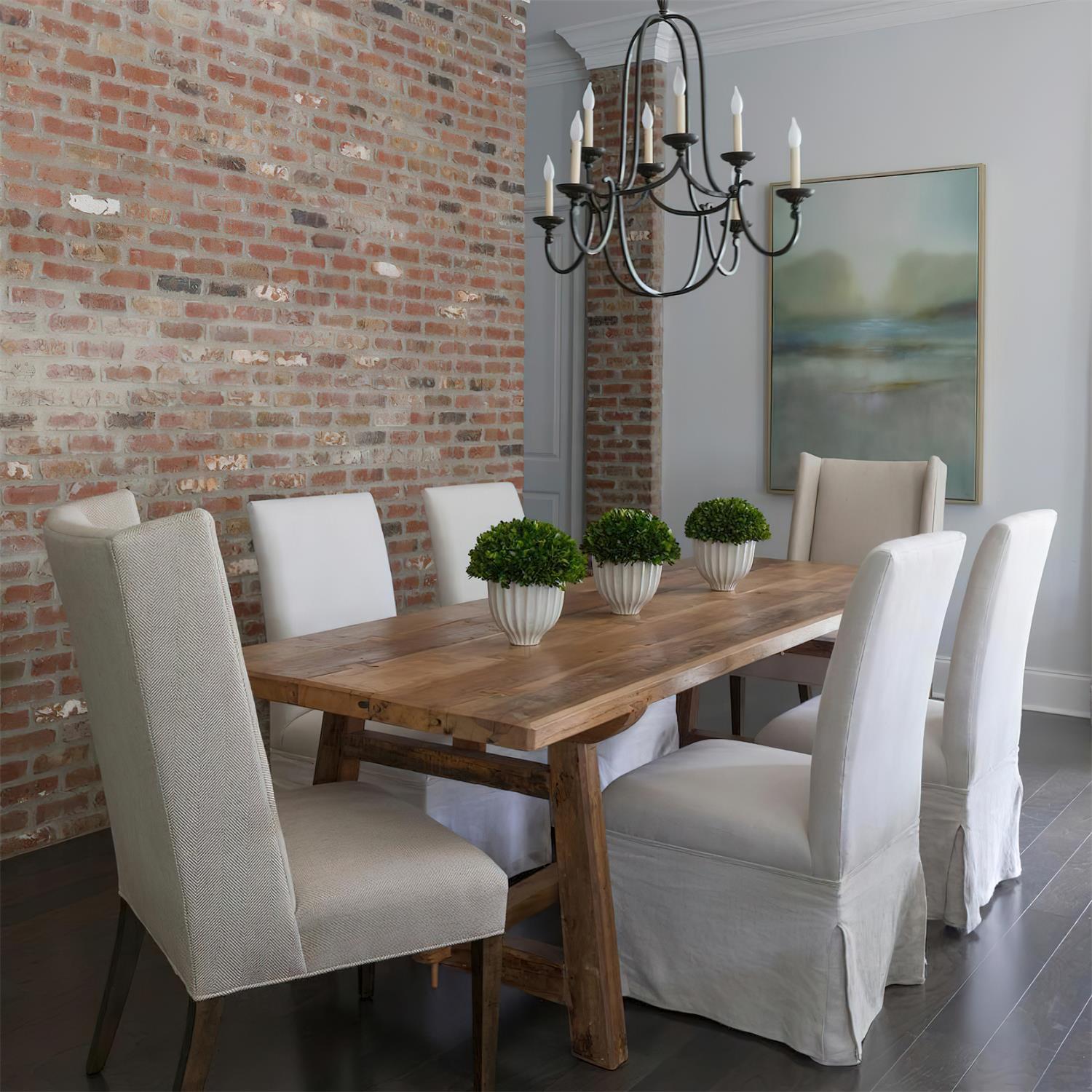 Flemish Chandelier Curved Iron Elegance